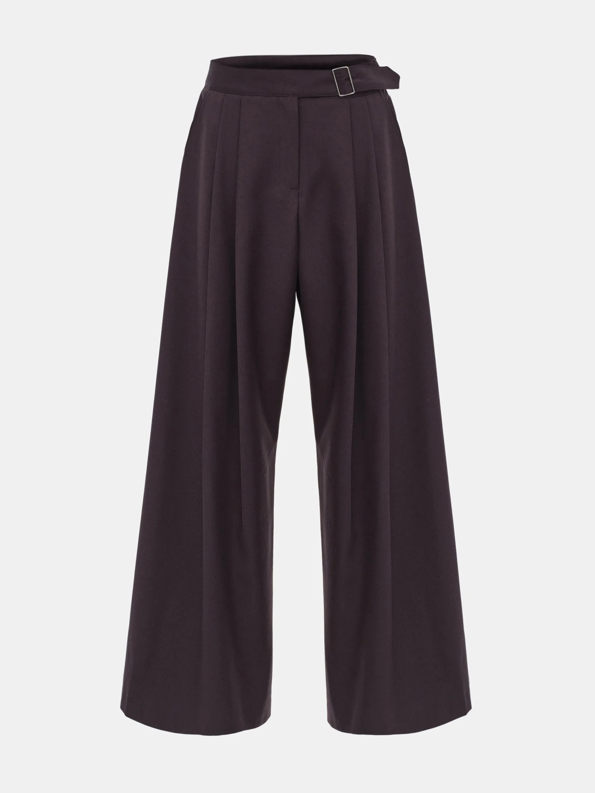 Pleated Belted Trousers, Wine sold by Source Unknown product image thumbnail 5