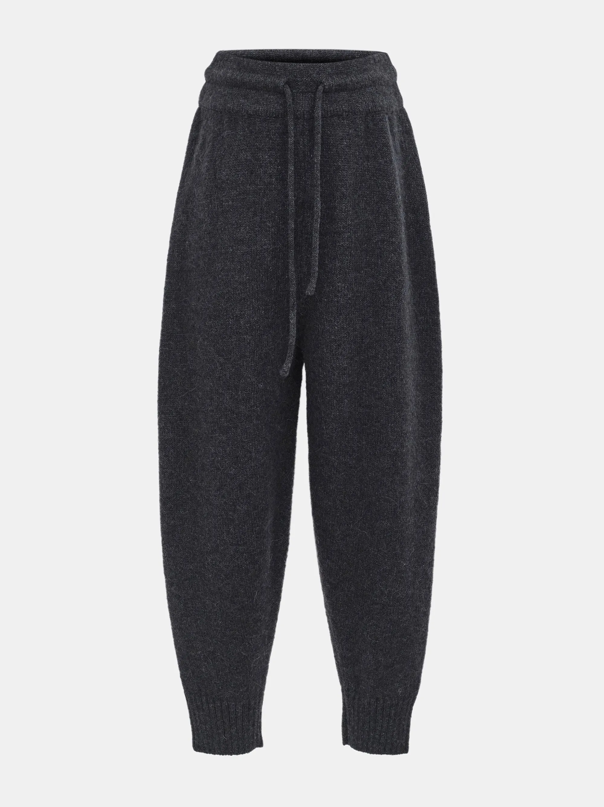 Relaxed Wool-Blend Lounge Knit Pants, Charcoal sold by Source Unknown product image thumbnail 5