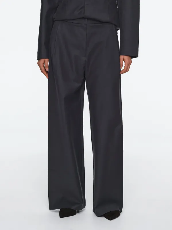 Cinched Pants, Charcoal sold by Source Unknown