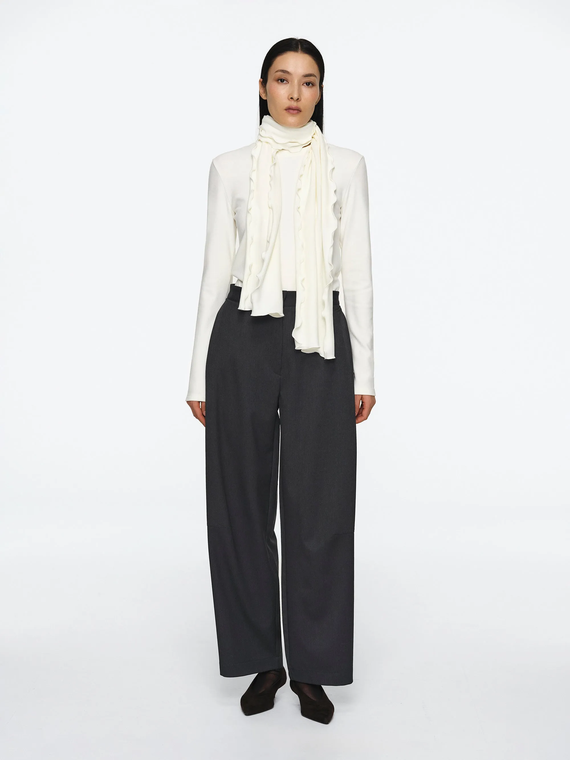 Peached Cotton Jersey T-Shirt, Ivory sold by Source Unknown product image thumbnail 2