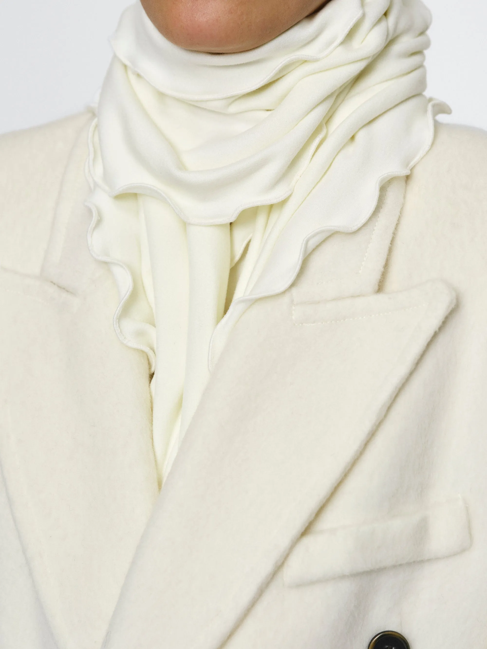 Peached Cotton Jersey T-Shirt, Ivory sold by Source Unknown product image thumbnail 3