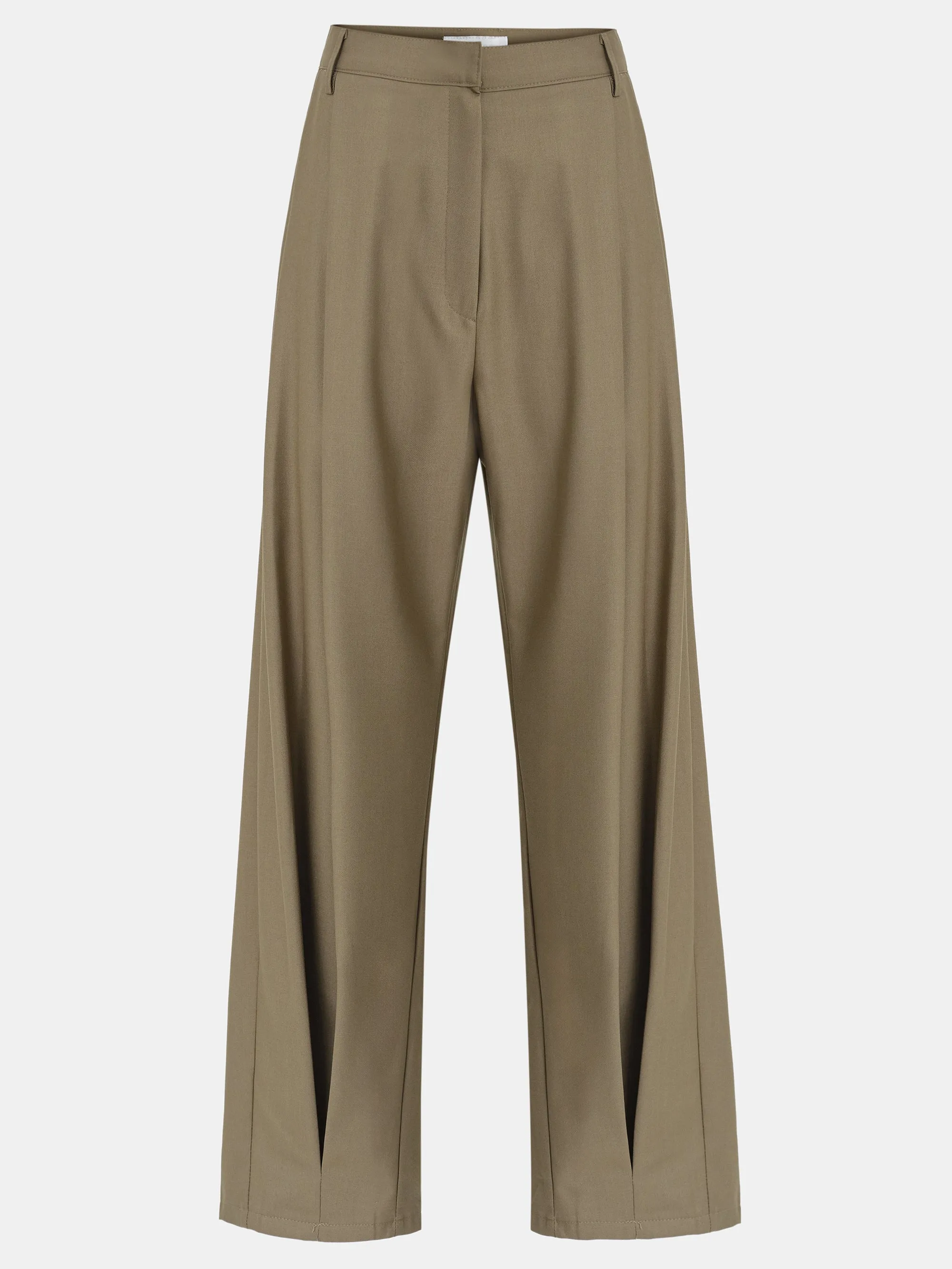 Ankle Pleat Trousers, Beige sold by Source Unknown product image thumbnail 4