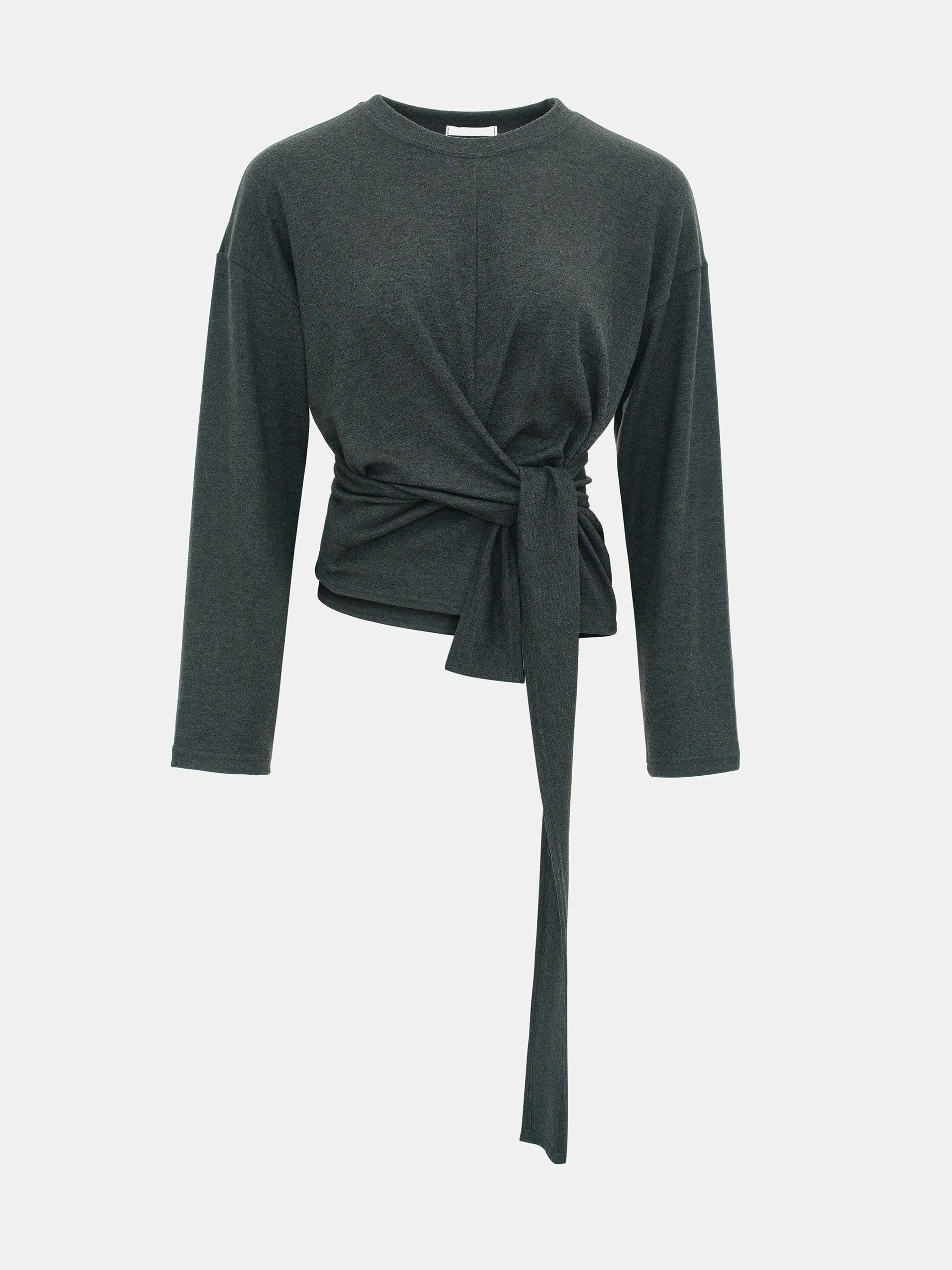 Peached Jersey Tie Tee, Charcoal sold by Source Unknown product image thumbnail 5