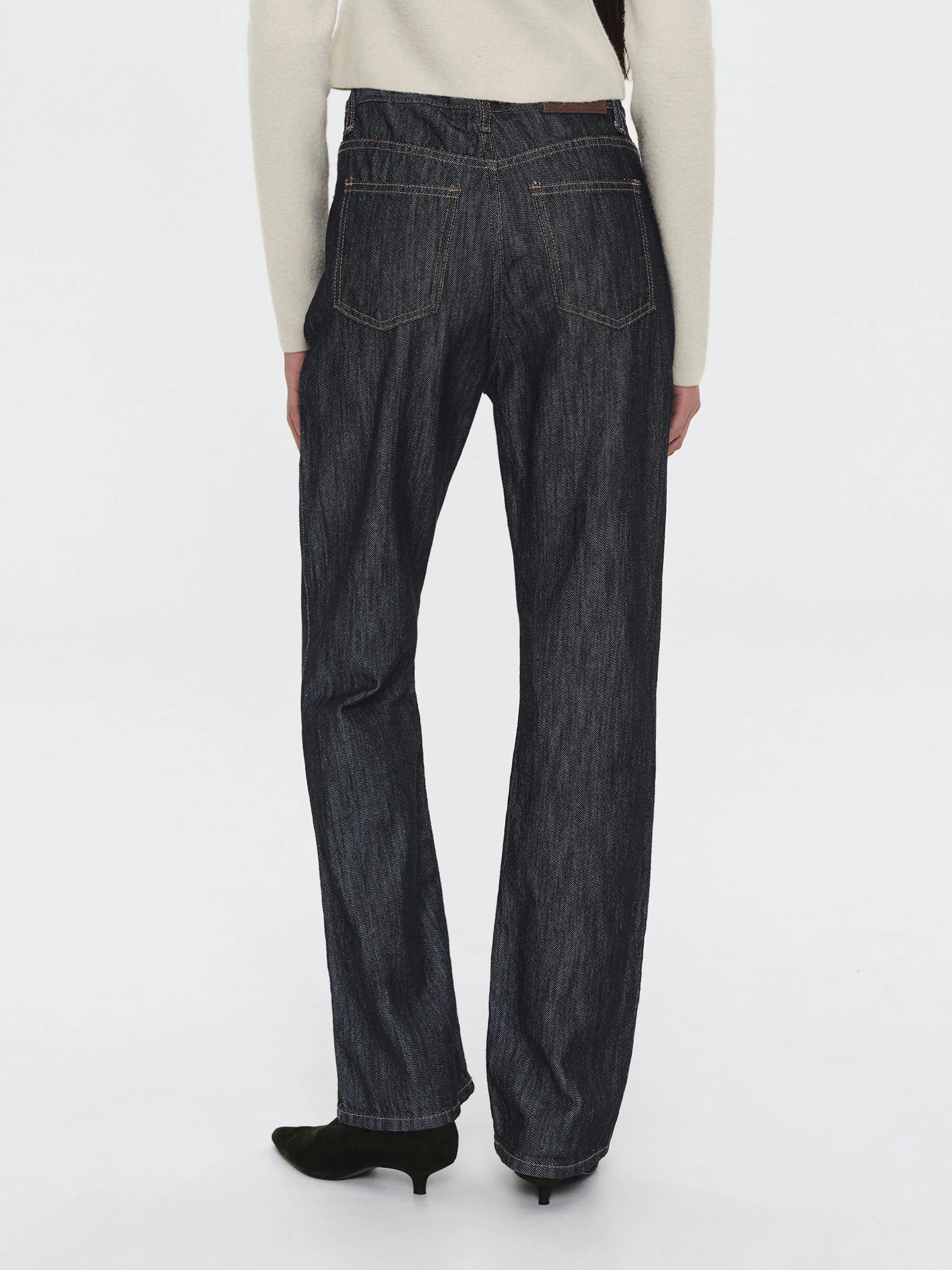 Raw Denim Slim Jeans, Indigo sold by Source Unknown product image thumbnail 4