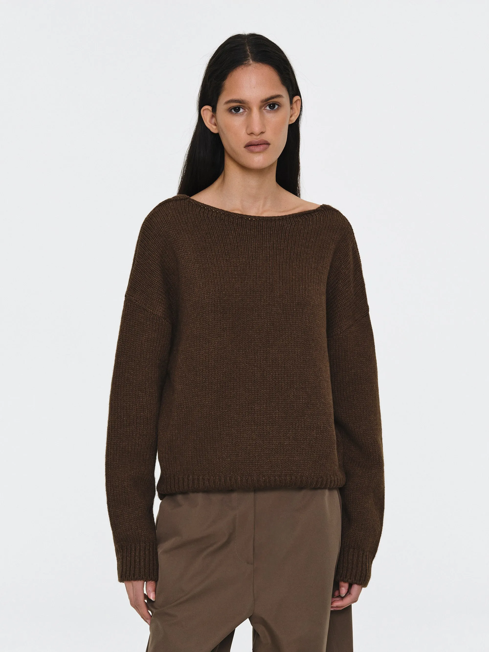 V-Back Sweater, Brown sold by Source Unknown product image thumbnail 4
