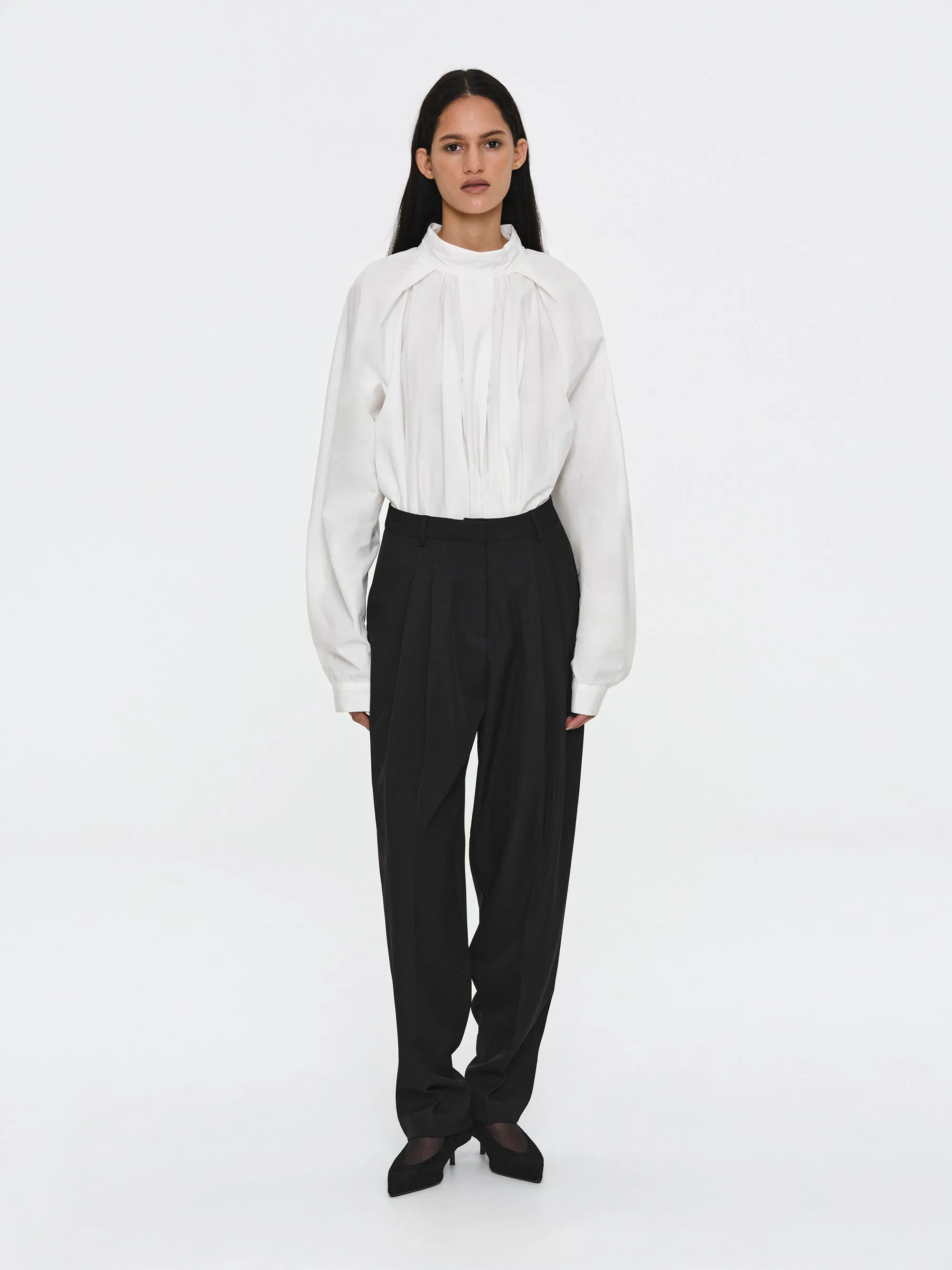 Button Cuff Trousers, Black sold by Source Unknown product image thumbnail 4