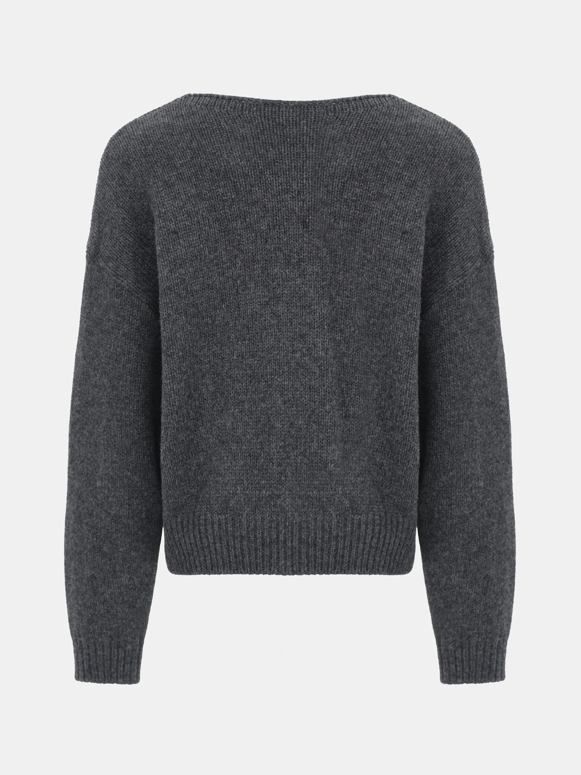 V-Back Sweater, Charcoal sold by Source Unknown product image thumbnail 4
