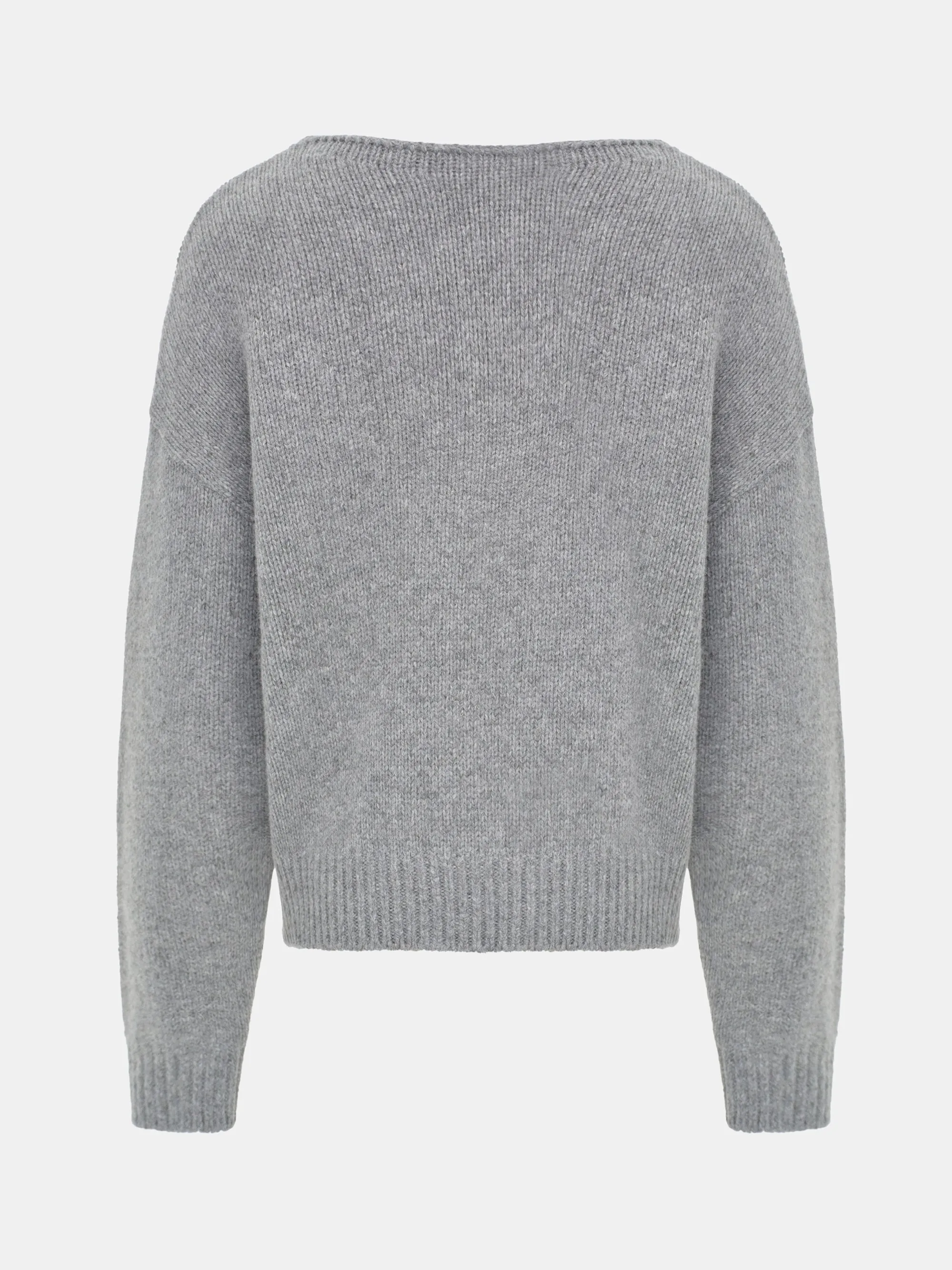 V-Back Sweater, Grey sold by Source Unknown product image thumbnail 5
