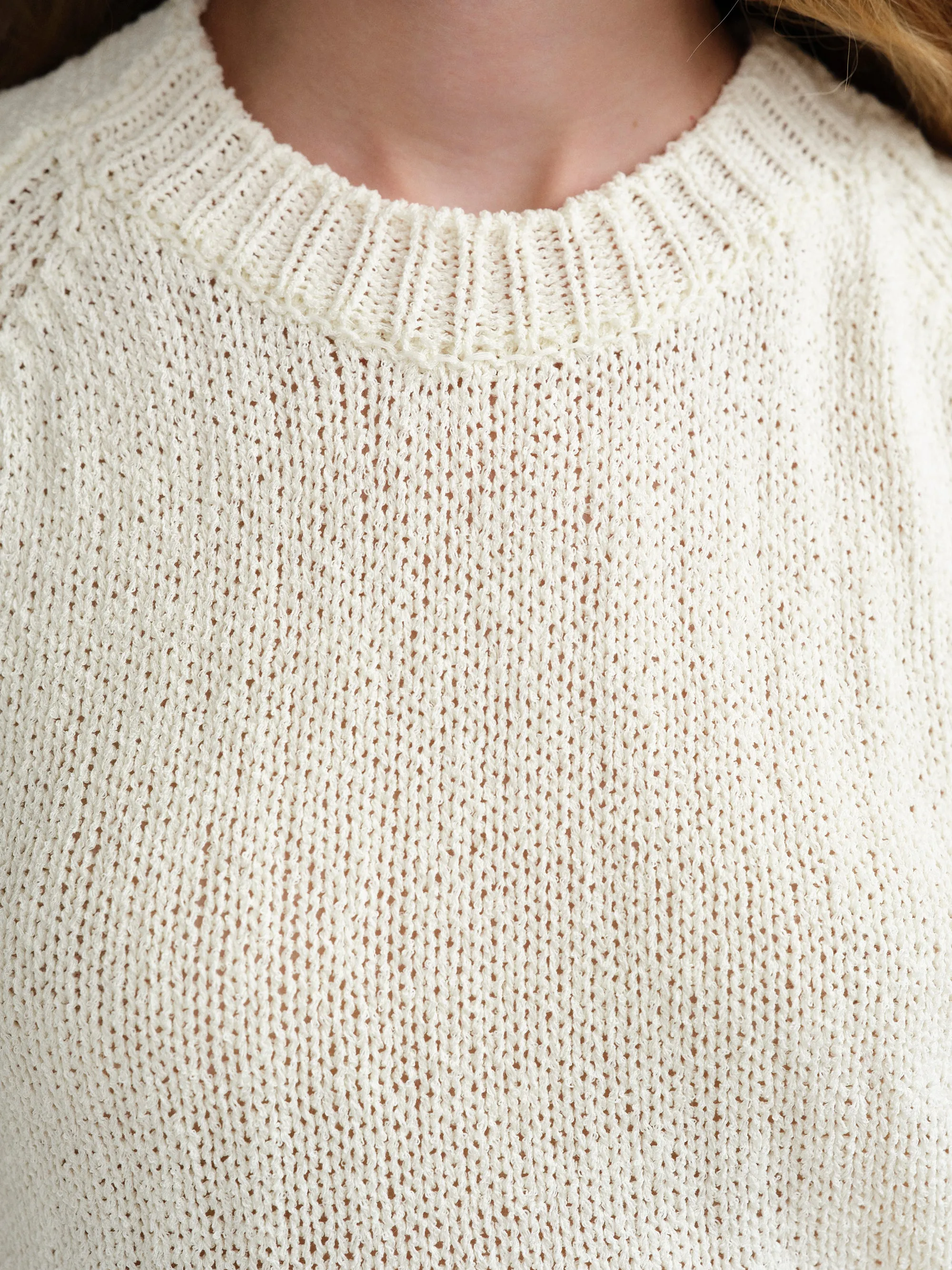 Zeren Back Knot Knit Top, Ivory sold by Source Unknown product image thumbnail 4