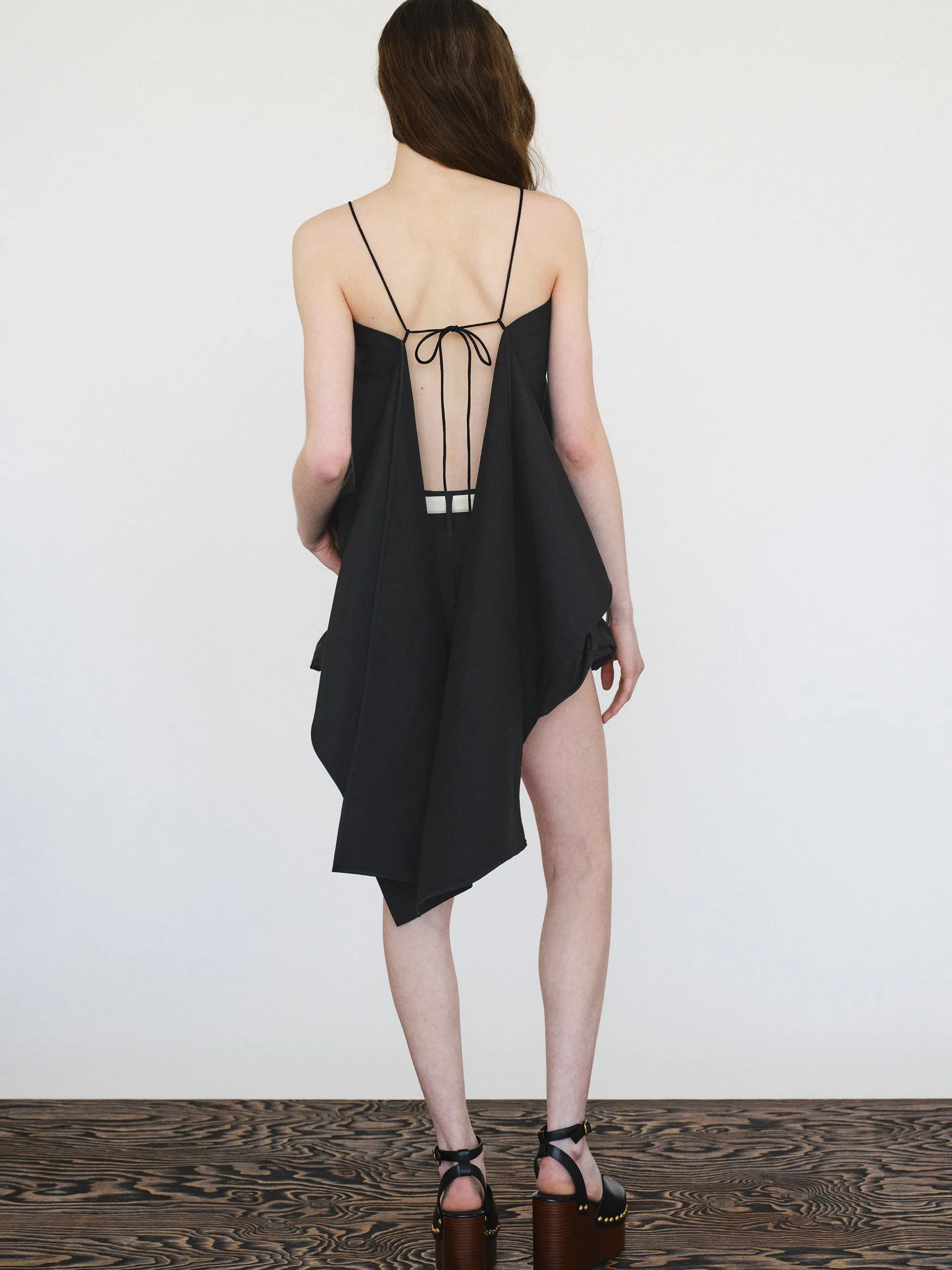 Lui Open-back Camisole, Black sold by Source Unknown product image thumbnail 2