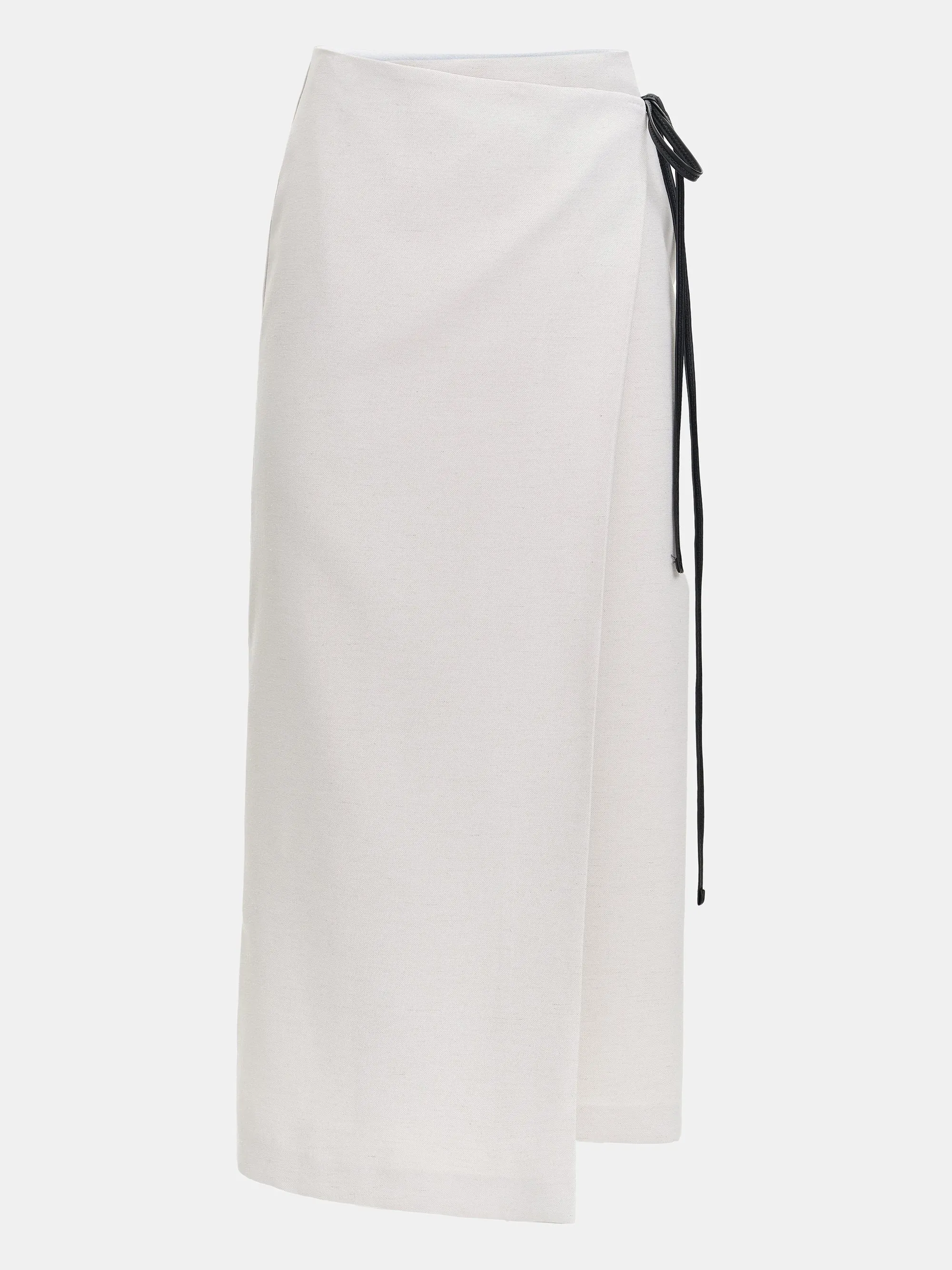 Osyne Wrap Linen Skirt, Ivory sold by Source Unknown product image thumbnail 5