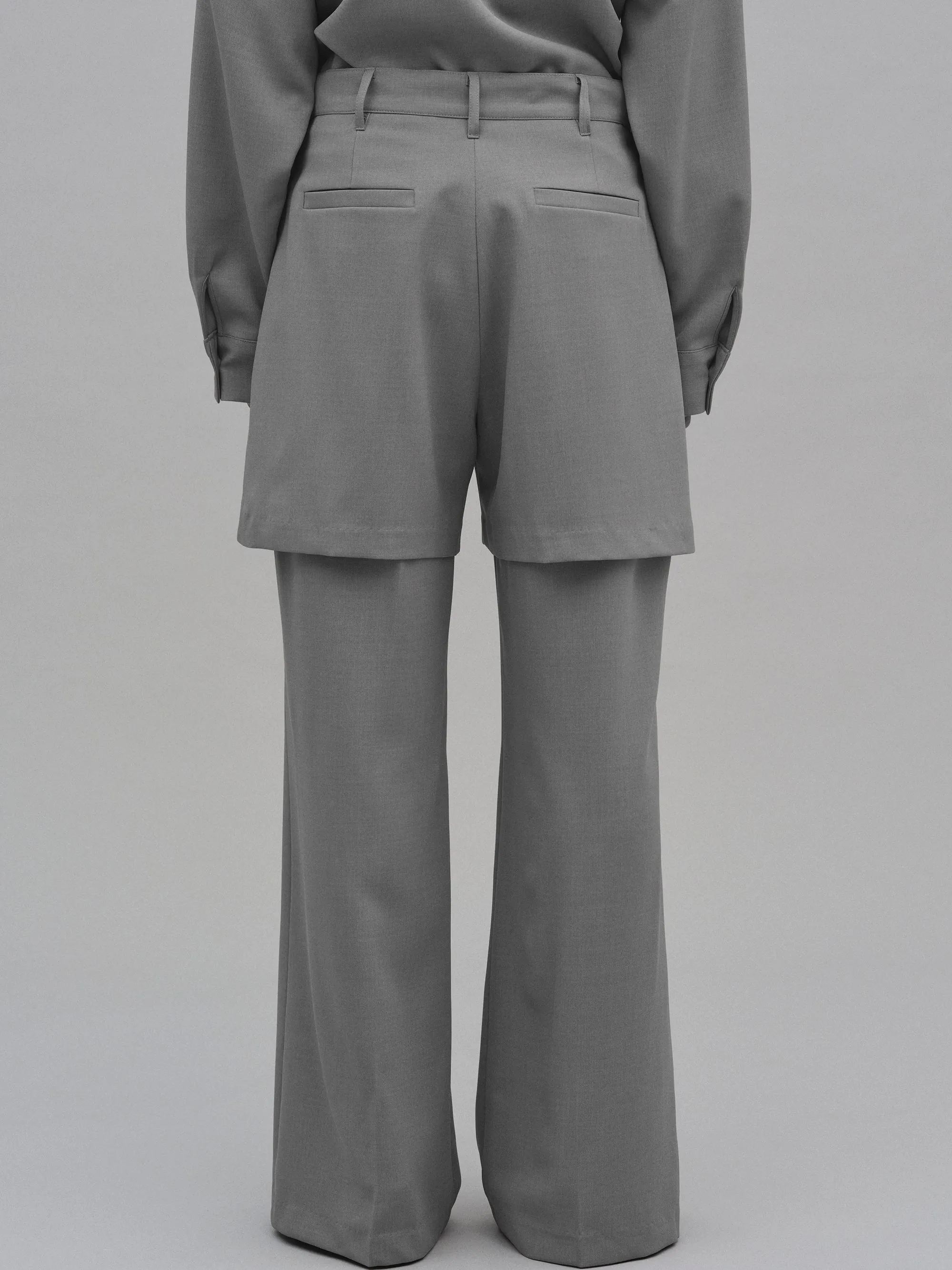Calla Layered Trousers, Grey sold by Source Unknown product image thumbnail 5