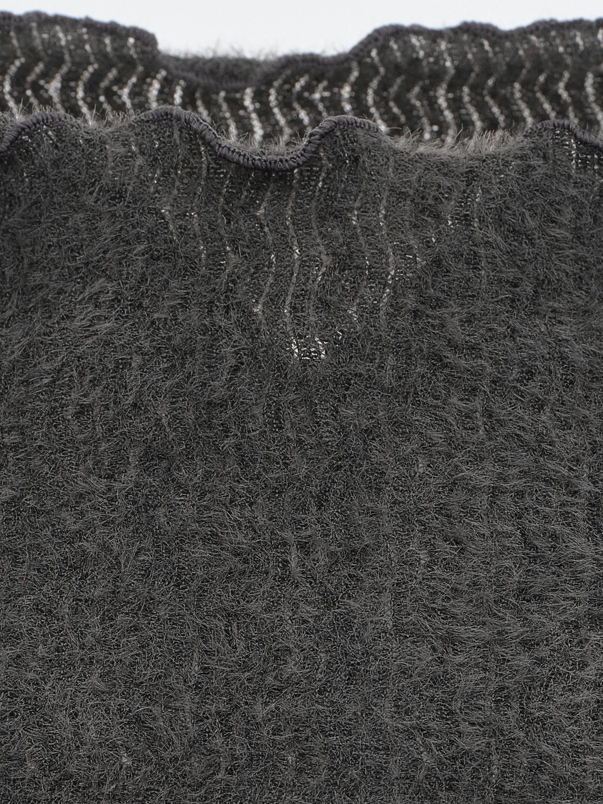 Brushed Knit Jersey Top, Charcoal sold by Source Unknown product image thumbnail 2