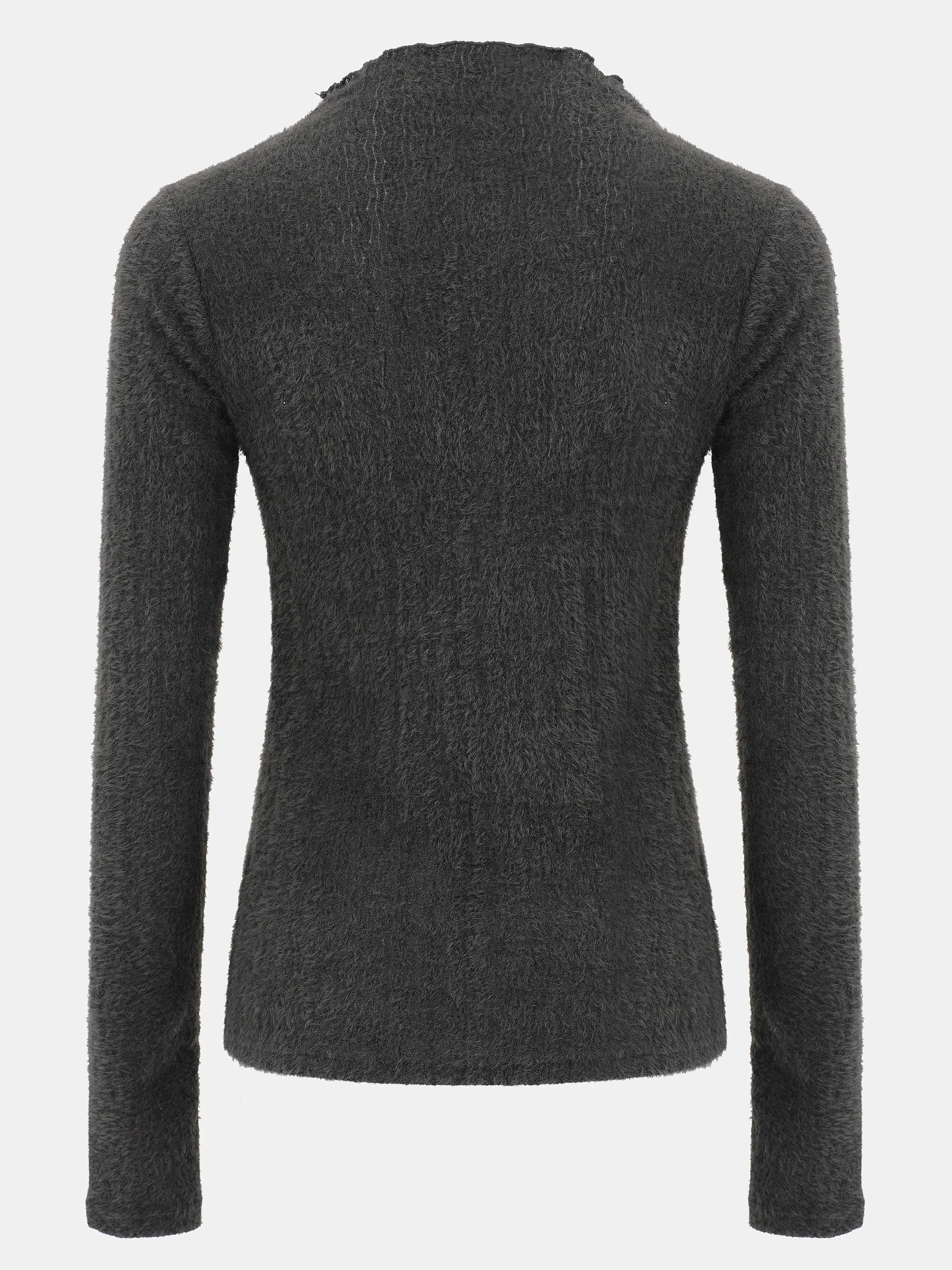 Brushed Knit Jersey Top, Charcoal sold by Source Unknown product image thumbnail 3