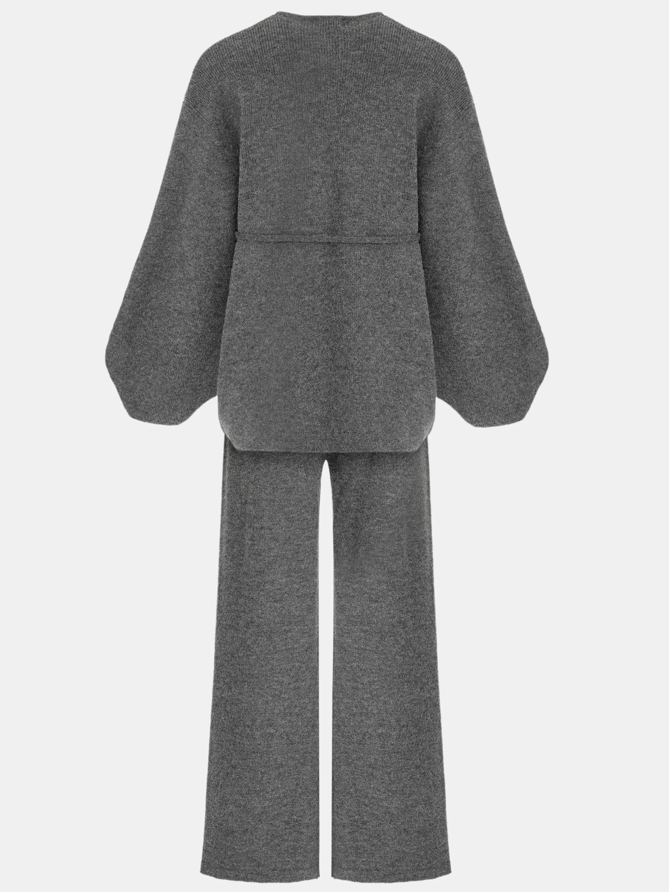 Robe Cardigan & Pants Set, Melange Grey sold by Source Unknown product image thumbnail 4