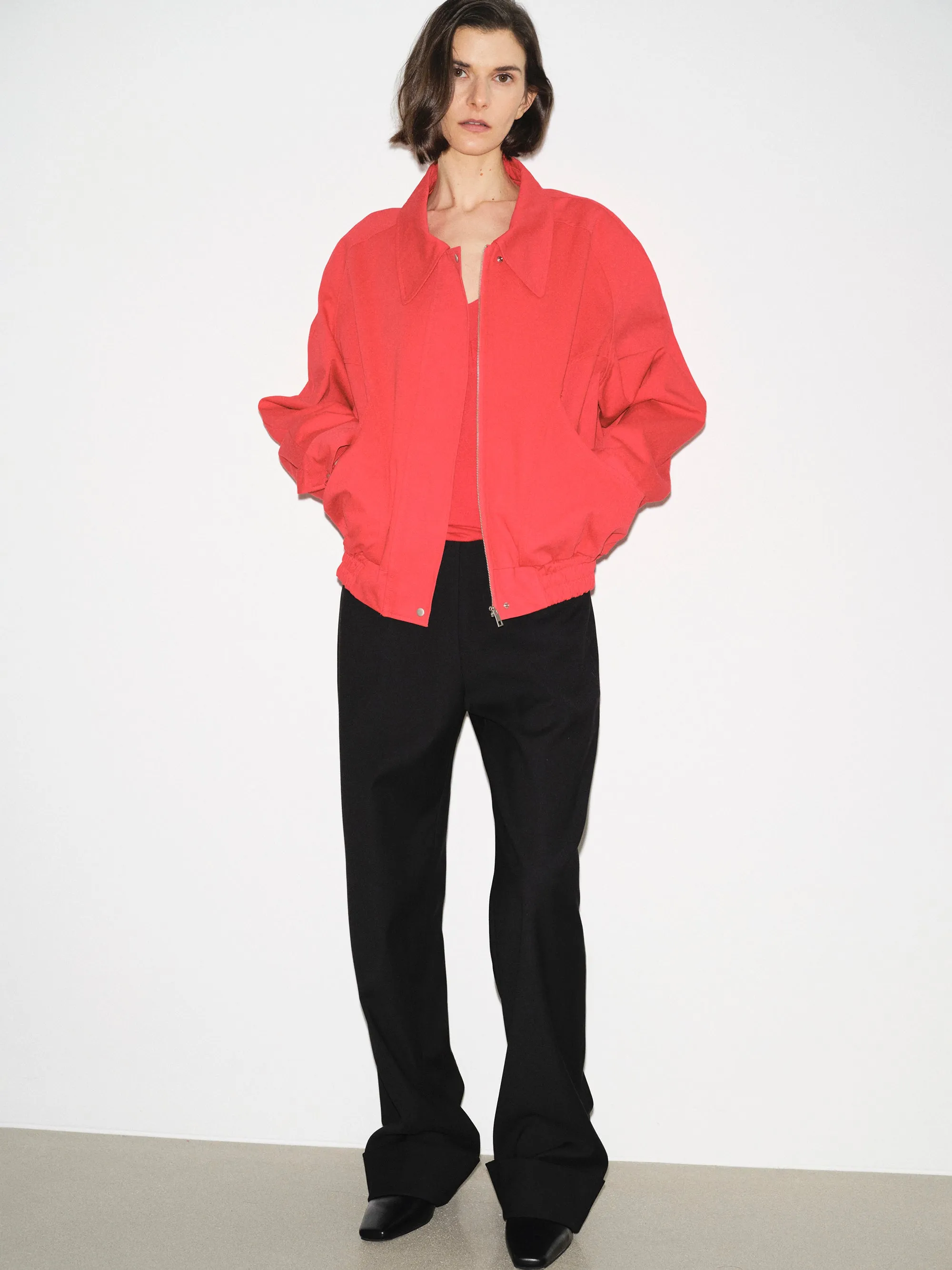 Blouson Bomber Jacket, Red sold by Source Unknown product image thumbnail 3