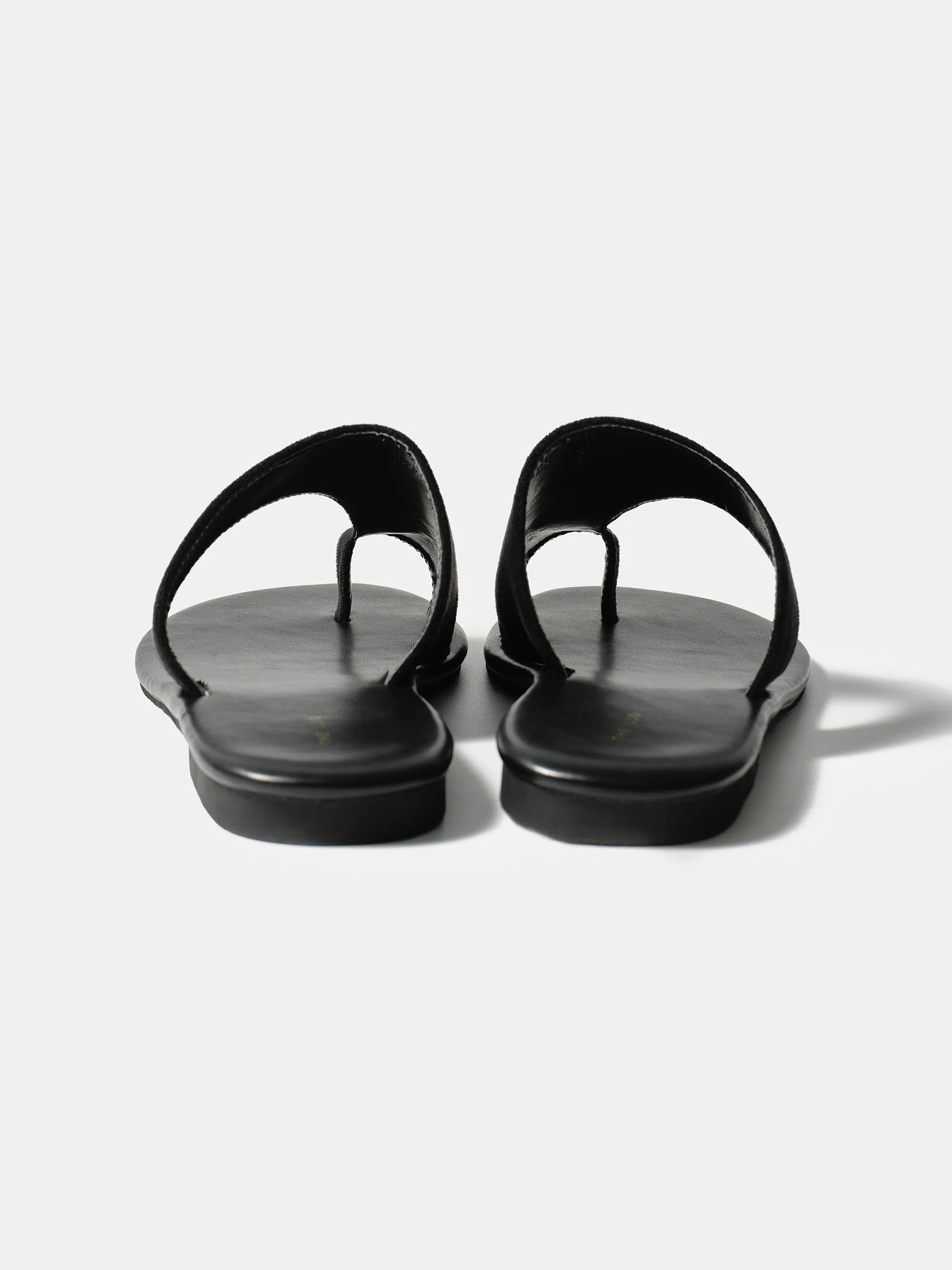 Suede Toe-Loop Sandals, Black sold by Source Unknown product image thumbnail 4