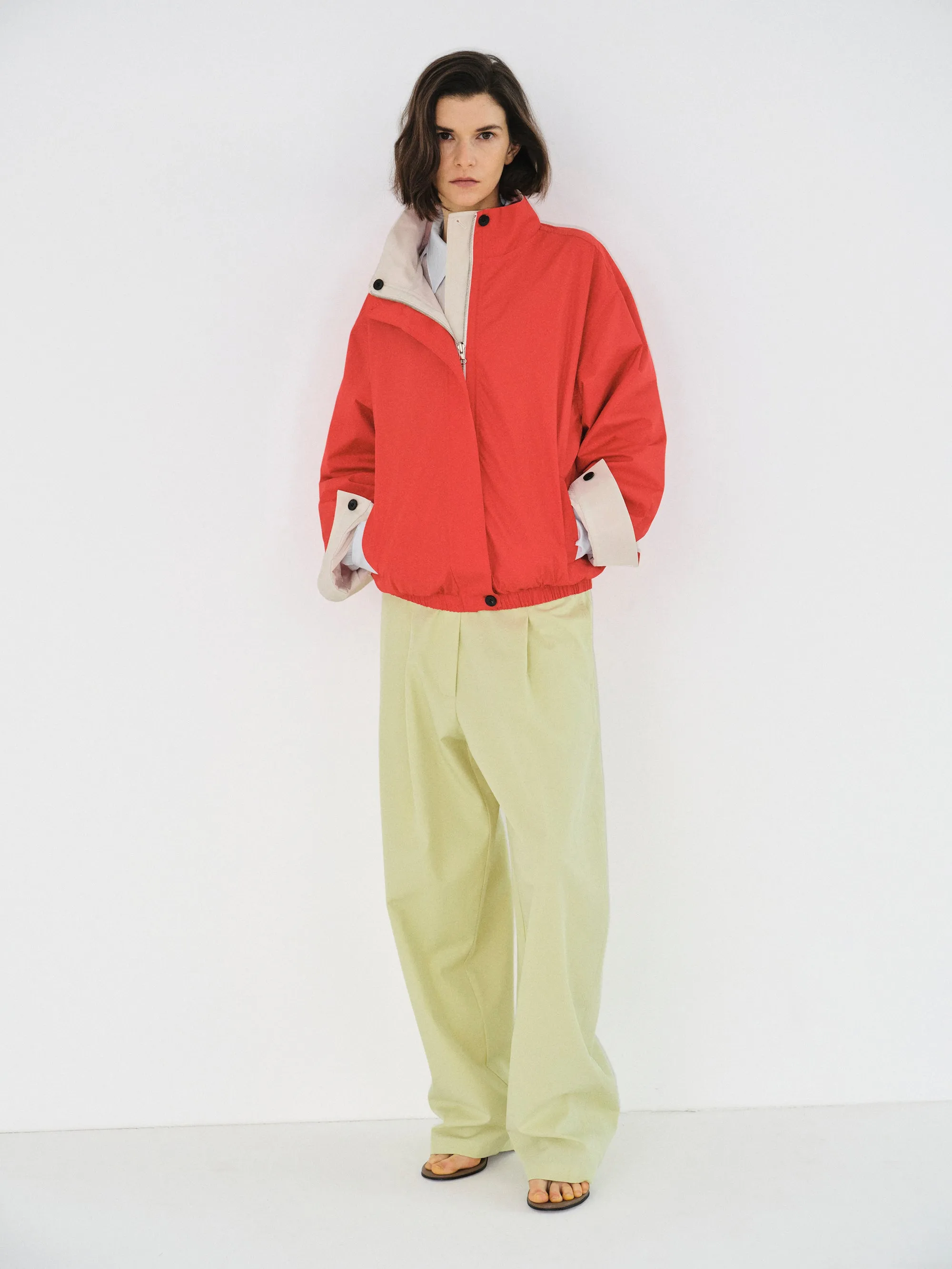 Reversible Blouson Jacket, Red sold by Source Unknown product image thumbnail 4