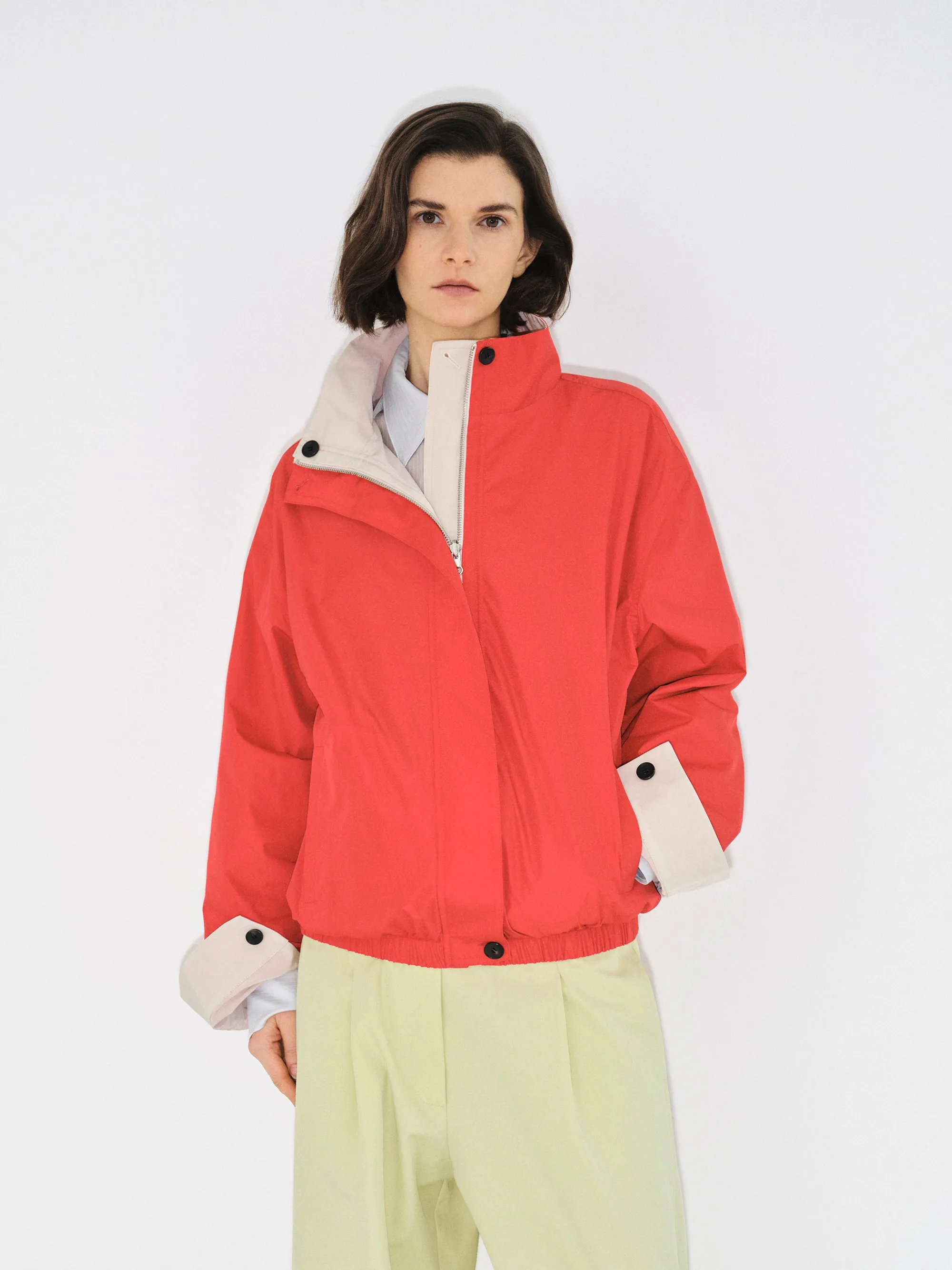Reversible Blouson Jacket, Red sold by Source Unknown product image thumbnail 3