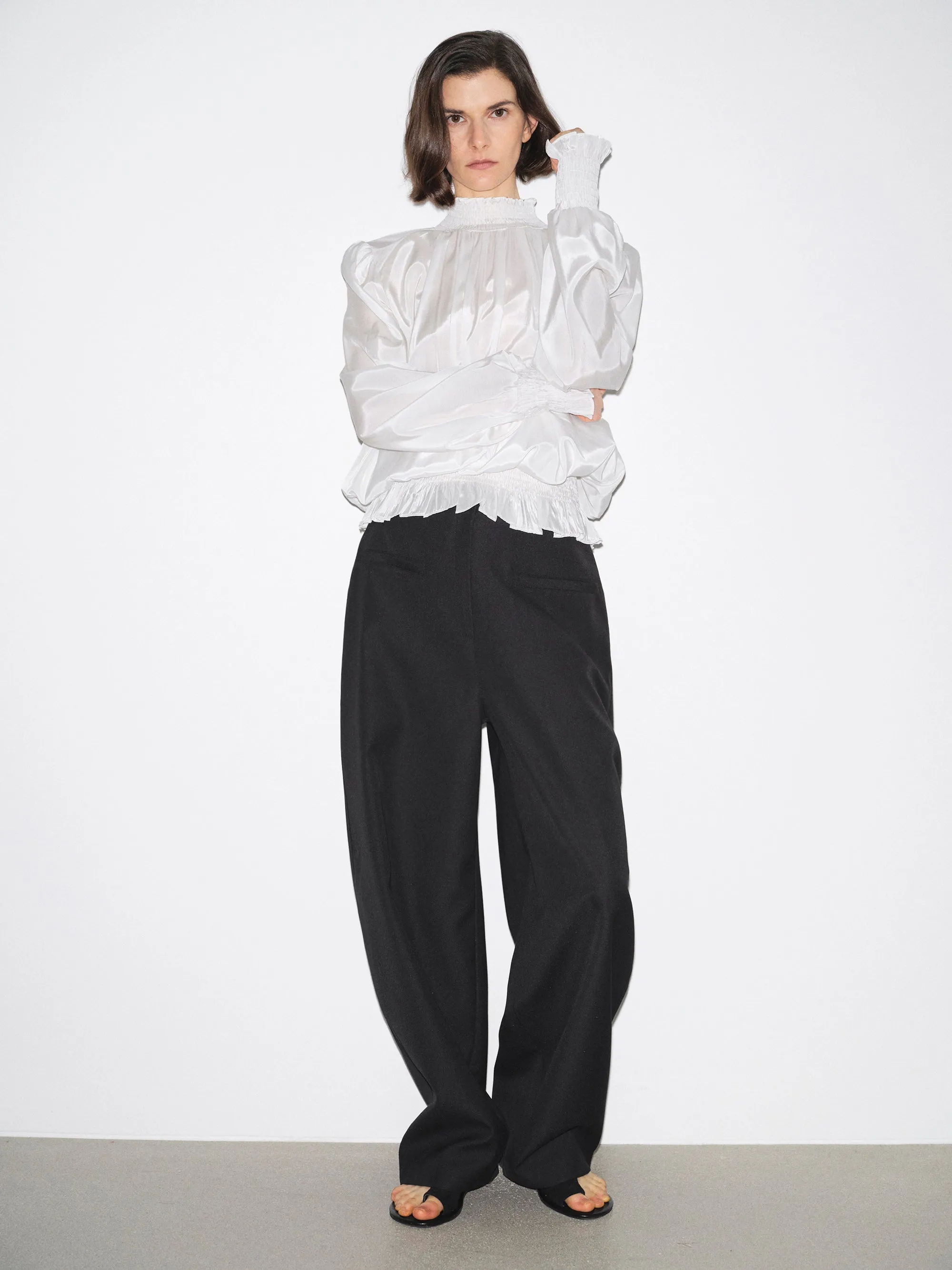 Mesa Front Welt Pocket Trousers, Black sold by Source Unknown