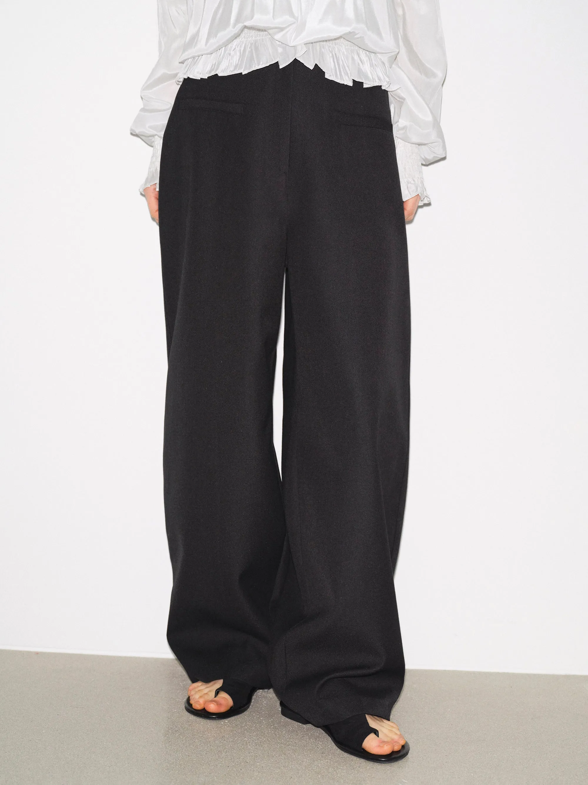 Mesa Front Welt Pocket Trousers, Black sold by Source Unknown product image thumbnail 2
