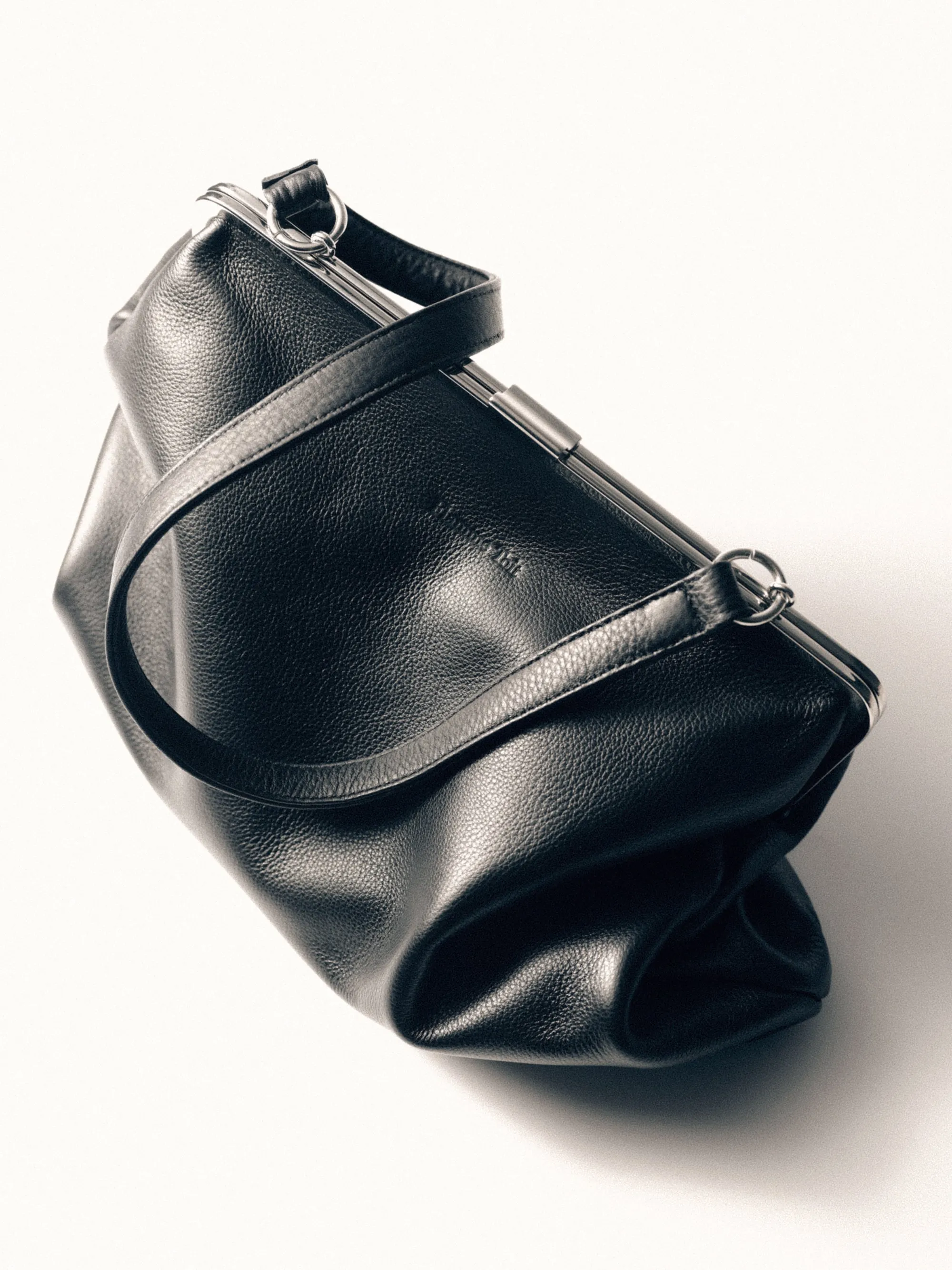 Leather Frame Bag, Black sold by Source Unknown product image thumbnail 2