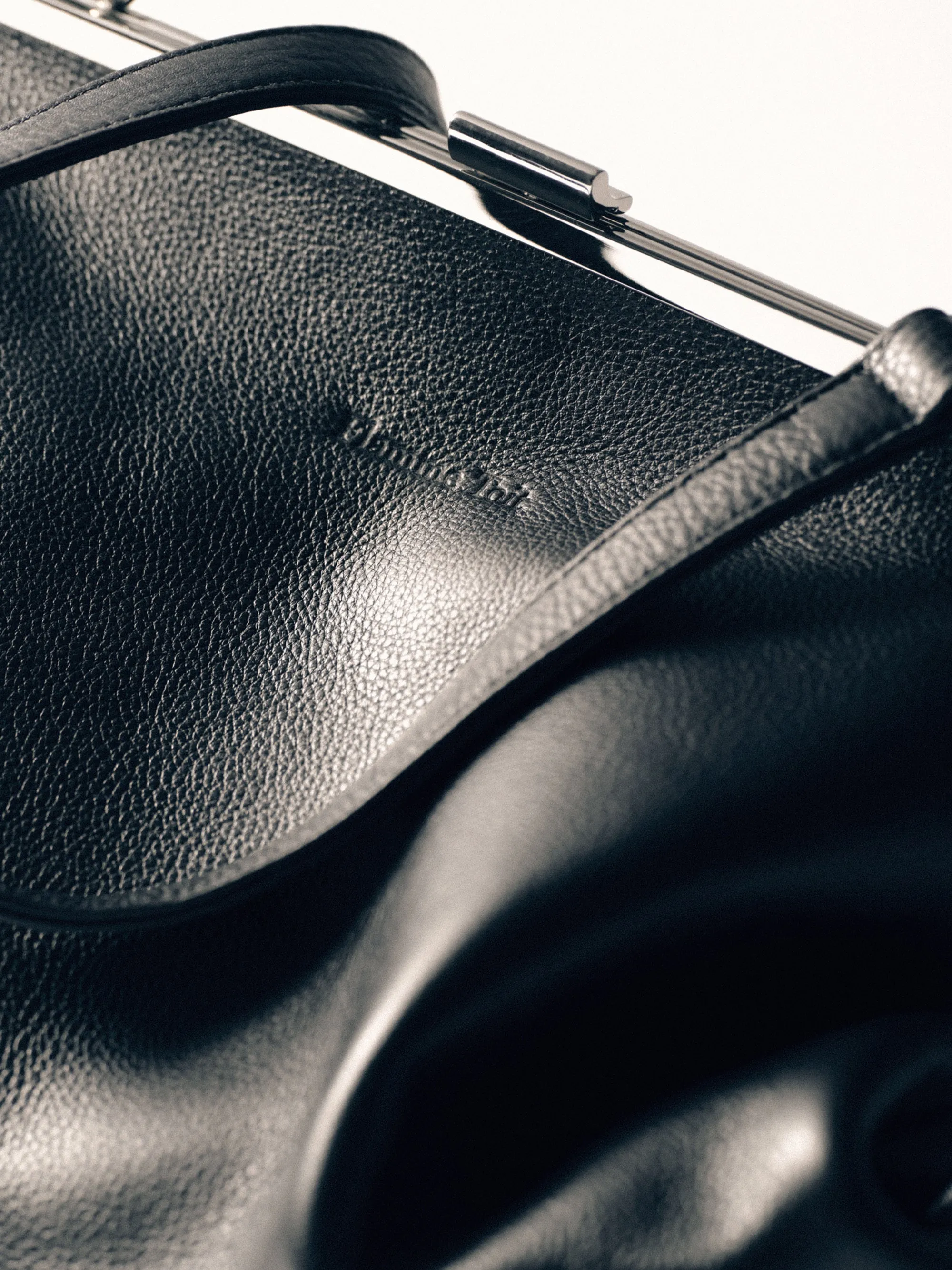 Leather Frame Bag, Black sold by Source Unknown product image thumbnail 4