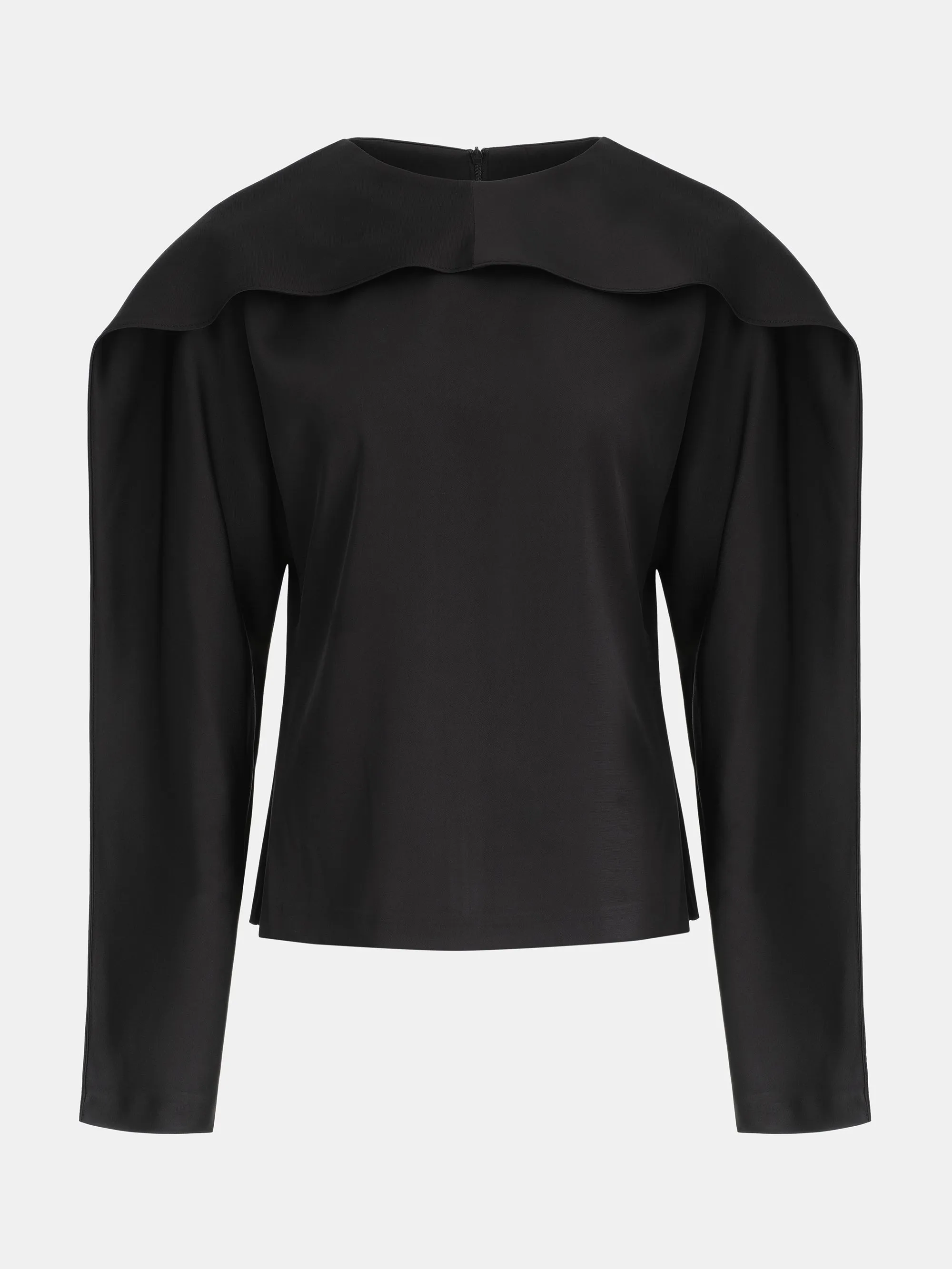 Fluid Satin Blouse, Black sold by Source Unknown product image thumbnail 5