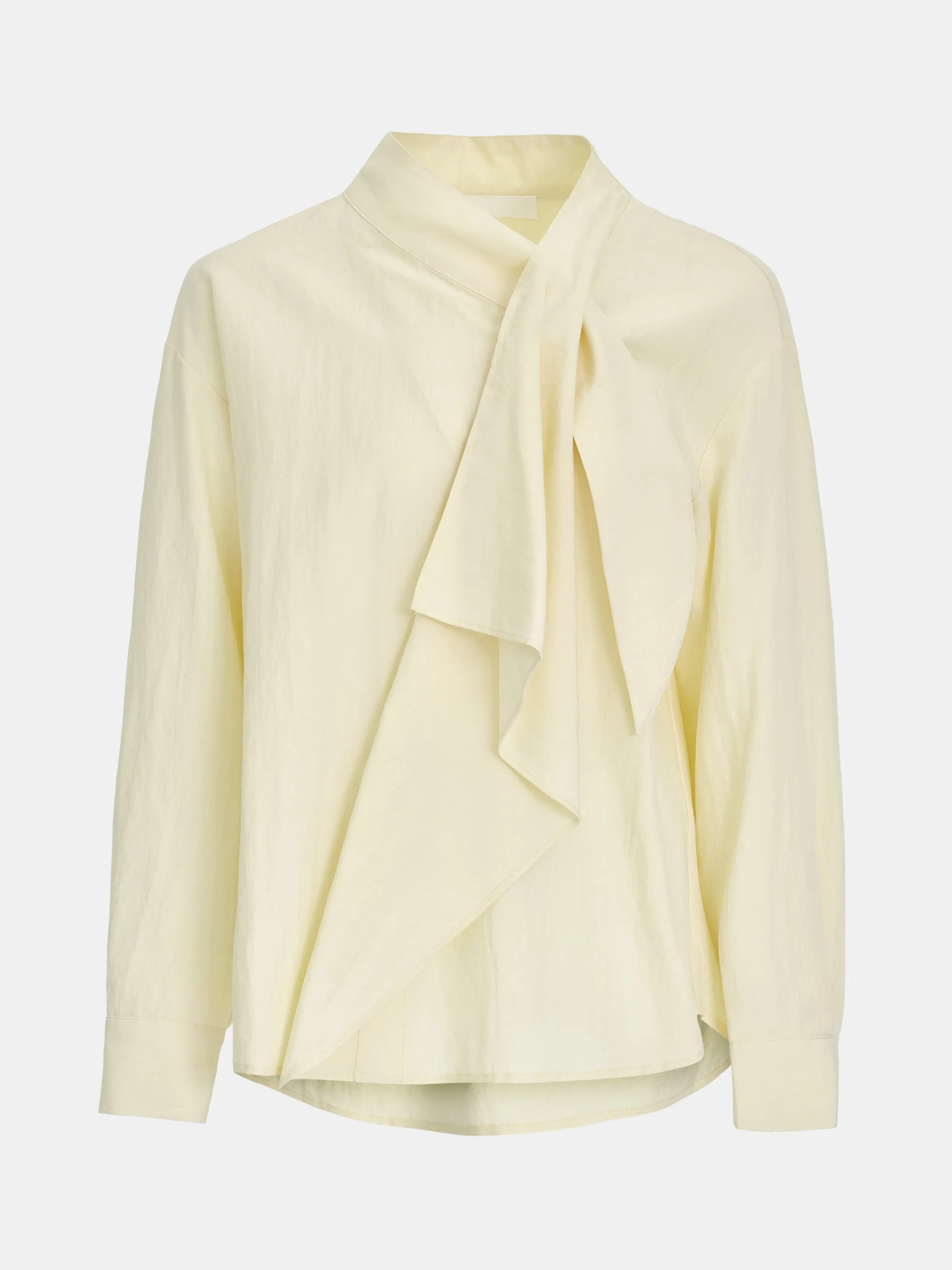 Tie-Neck Blouse, Beige sold by Source Unknown product image thumbnail 4