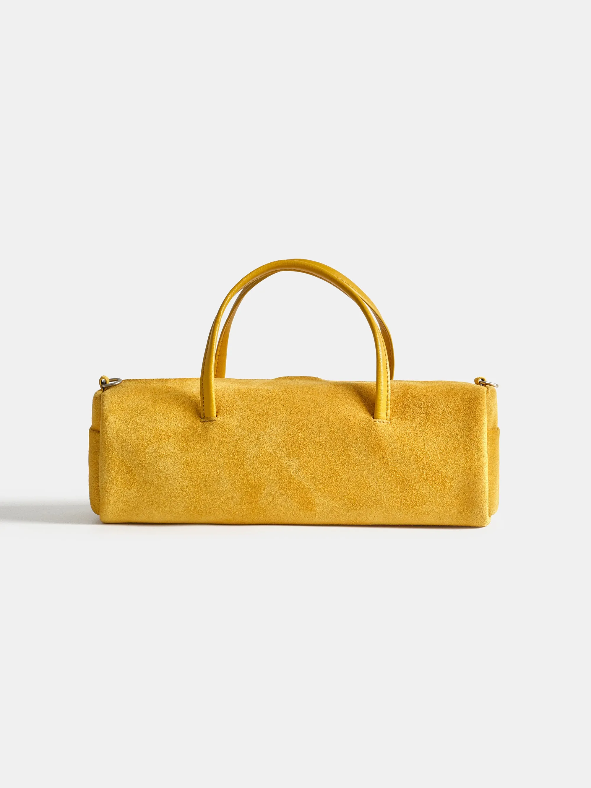 Suede Barrel Bag, Yellow sold by Source Unknown product image thumbnail 2