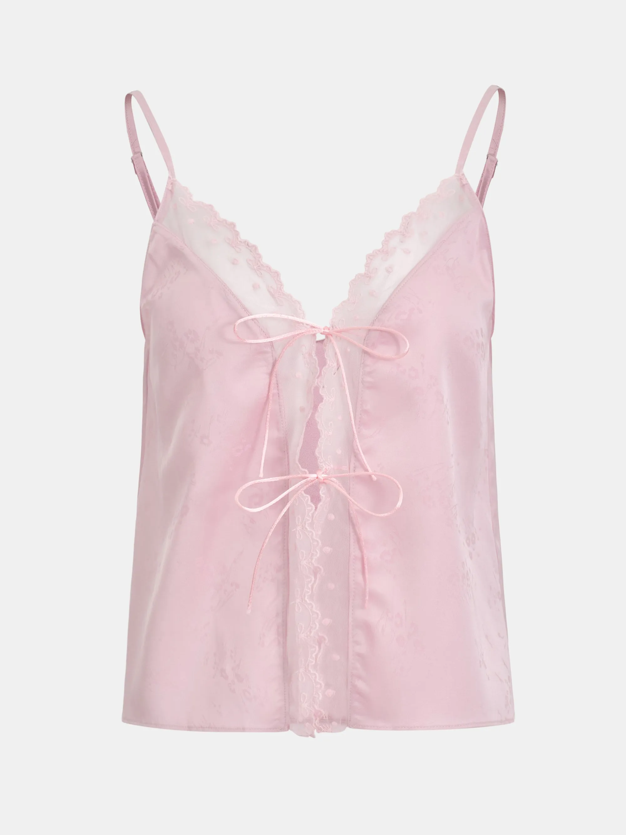 Tie-Front Camisole, Pink sold by Source Unknown product image thumbnail 4