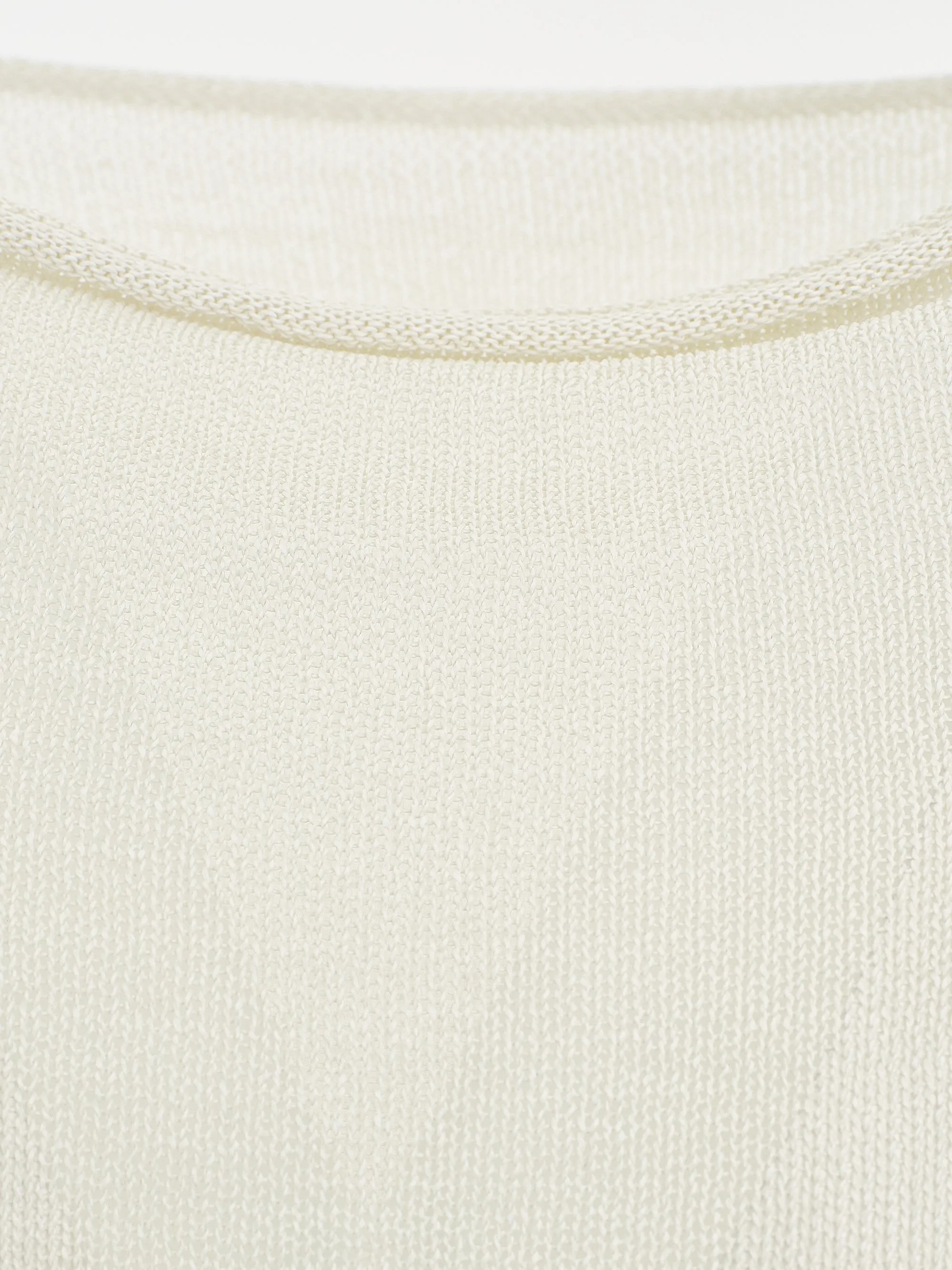 Draped Cowl-Neck Top, Beige sold by Source Unknown product image thumbnail 3