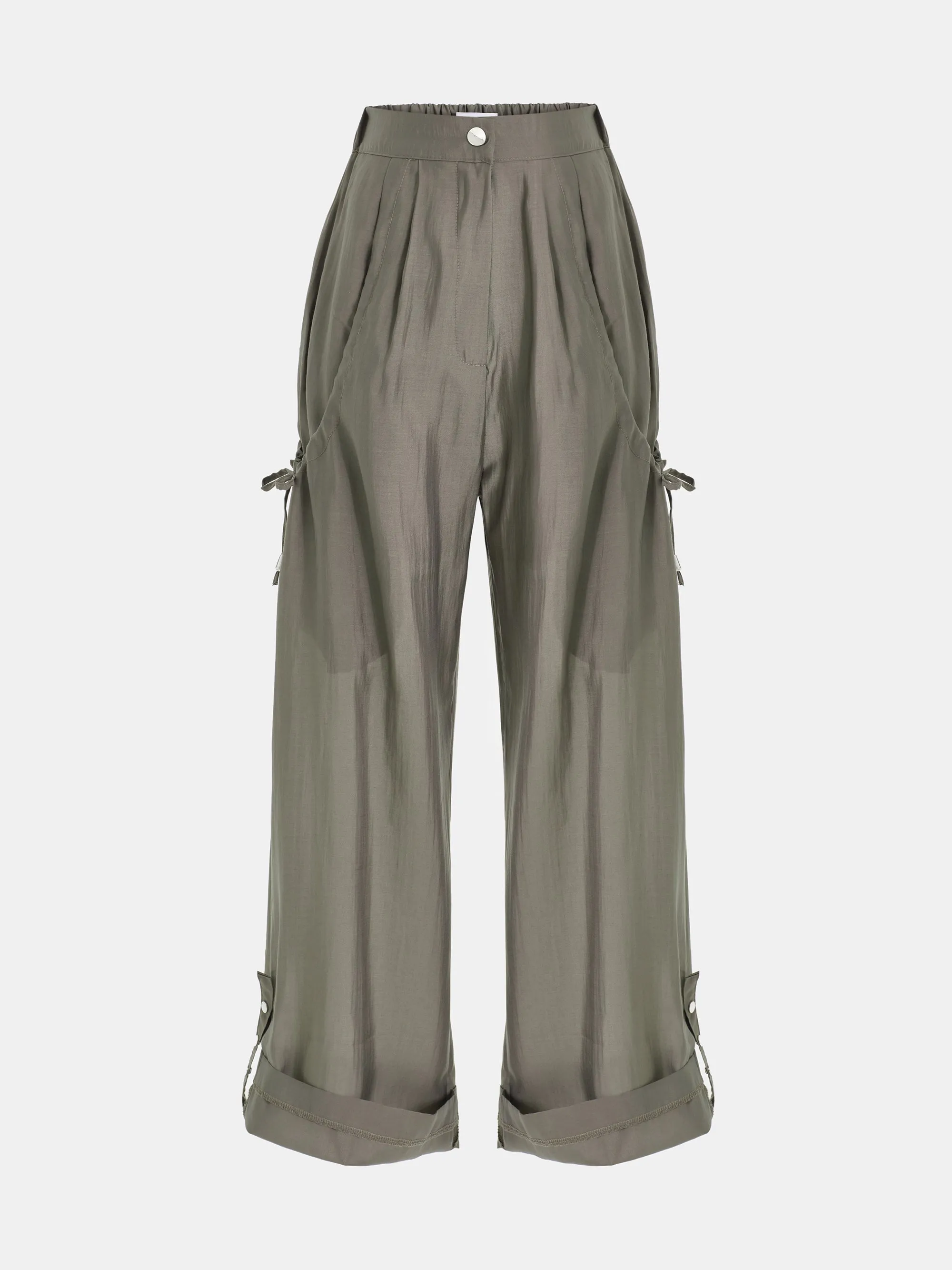 Drawstring Pocket Trousers, Khaki sold by Source Unknown product image thumbnail 3