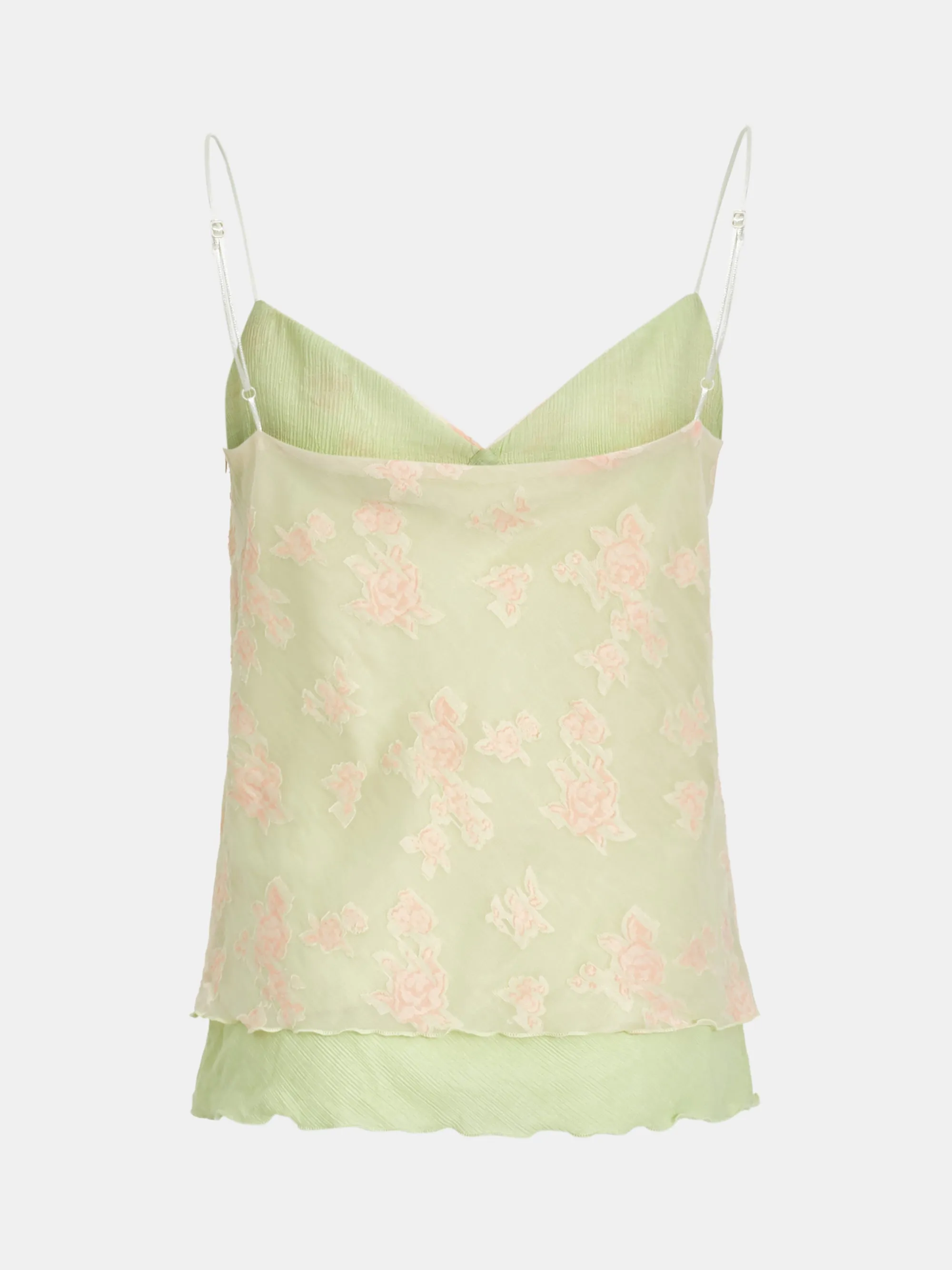 Silvana Layered Camisole, Green sold by Source Unknown product image thumbnail 2