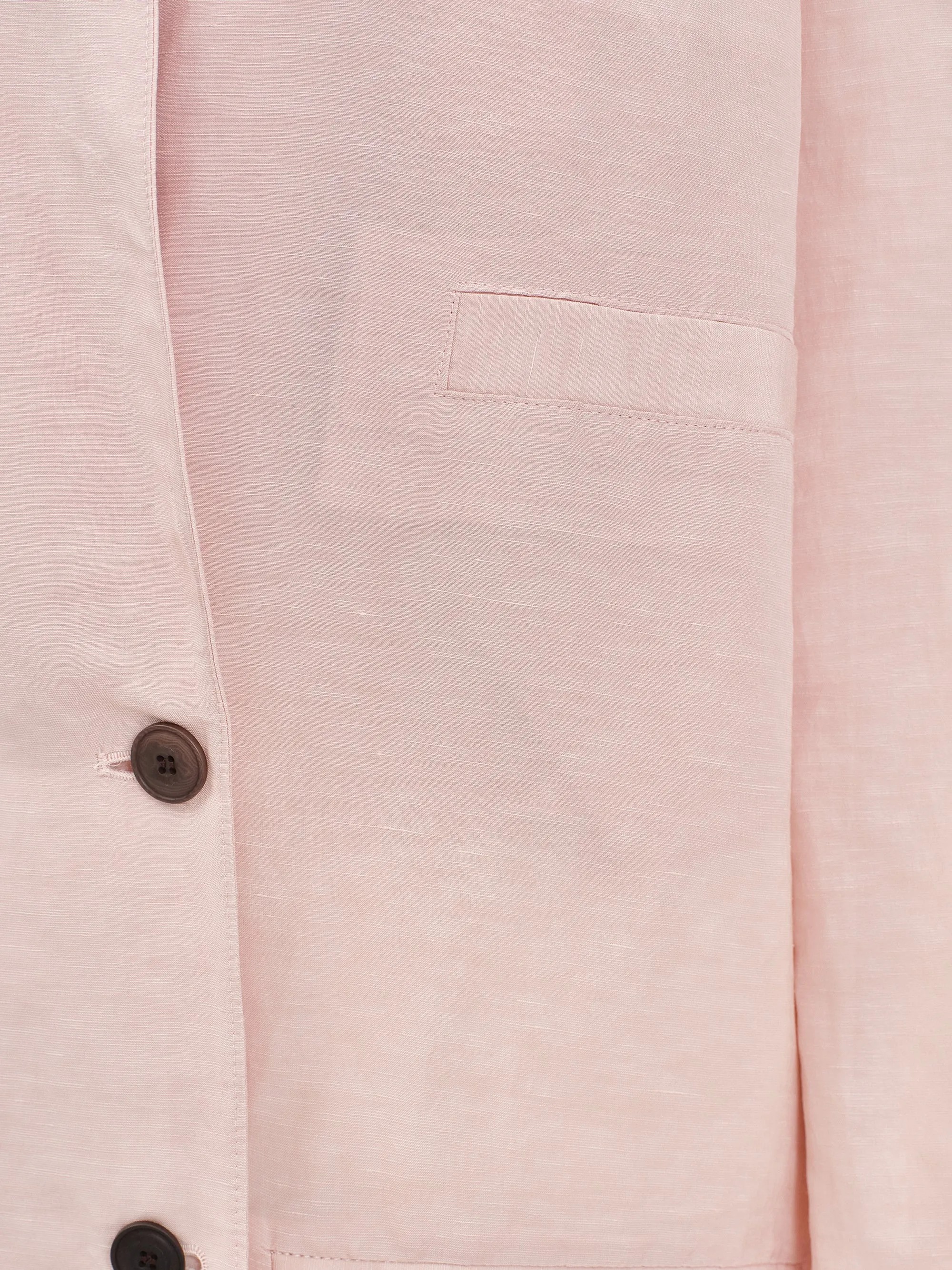 Beaza Linen-Blend Blazer, Pink sold by Source Unknown product image thumbnail 3