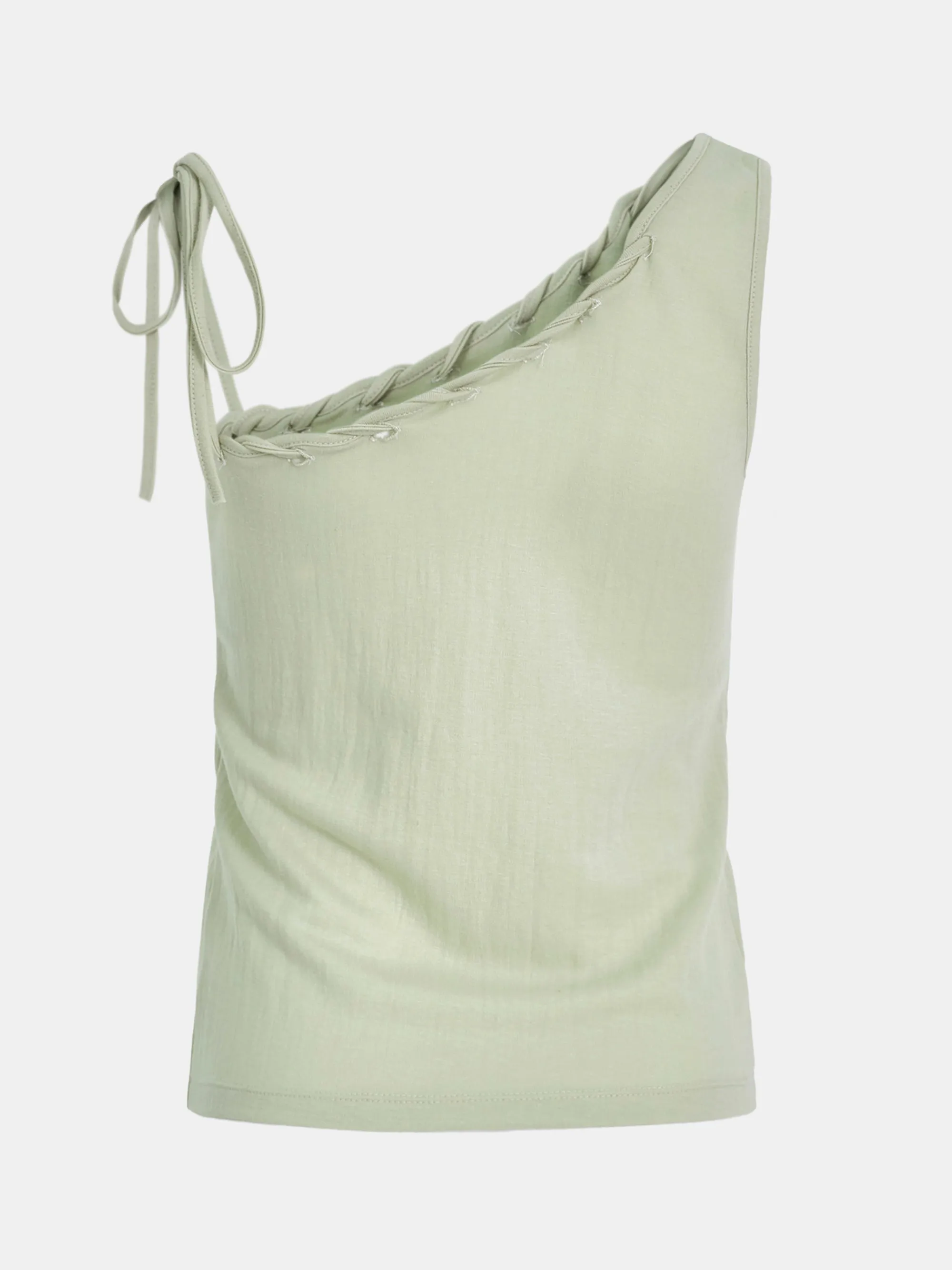 Tabi lace-Up Tank Top, Beige sold by Source Unknown product image thumbnail 2