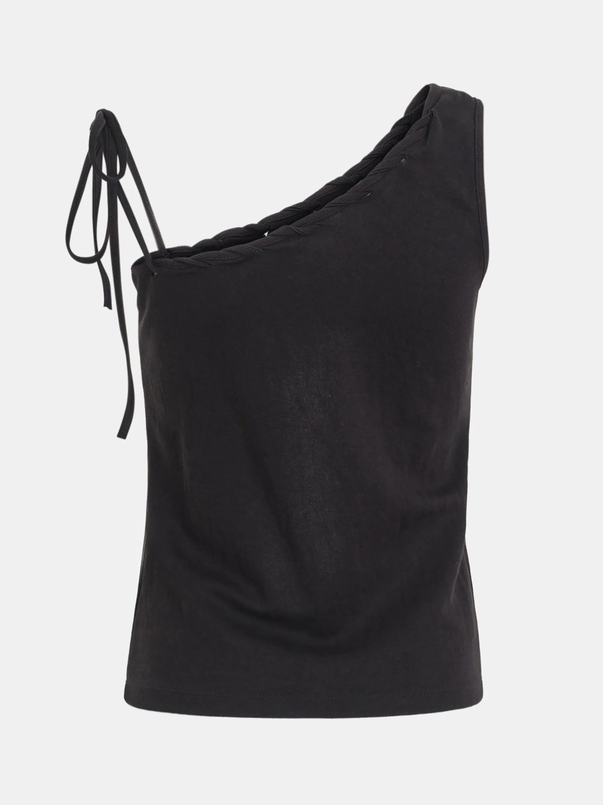 Tabi Lace-Up Tank Top, Black sold by Source Unknown product image thumbnail 2