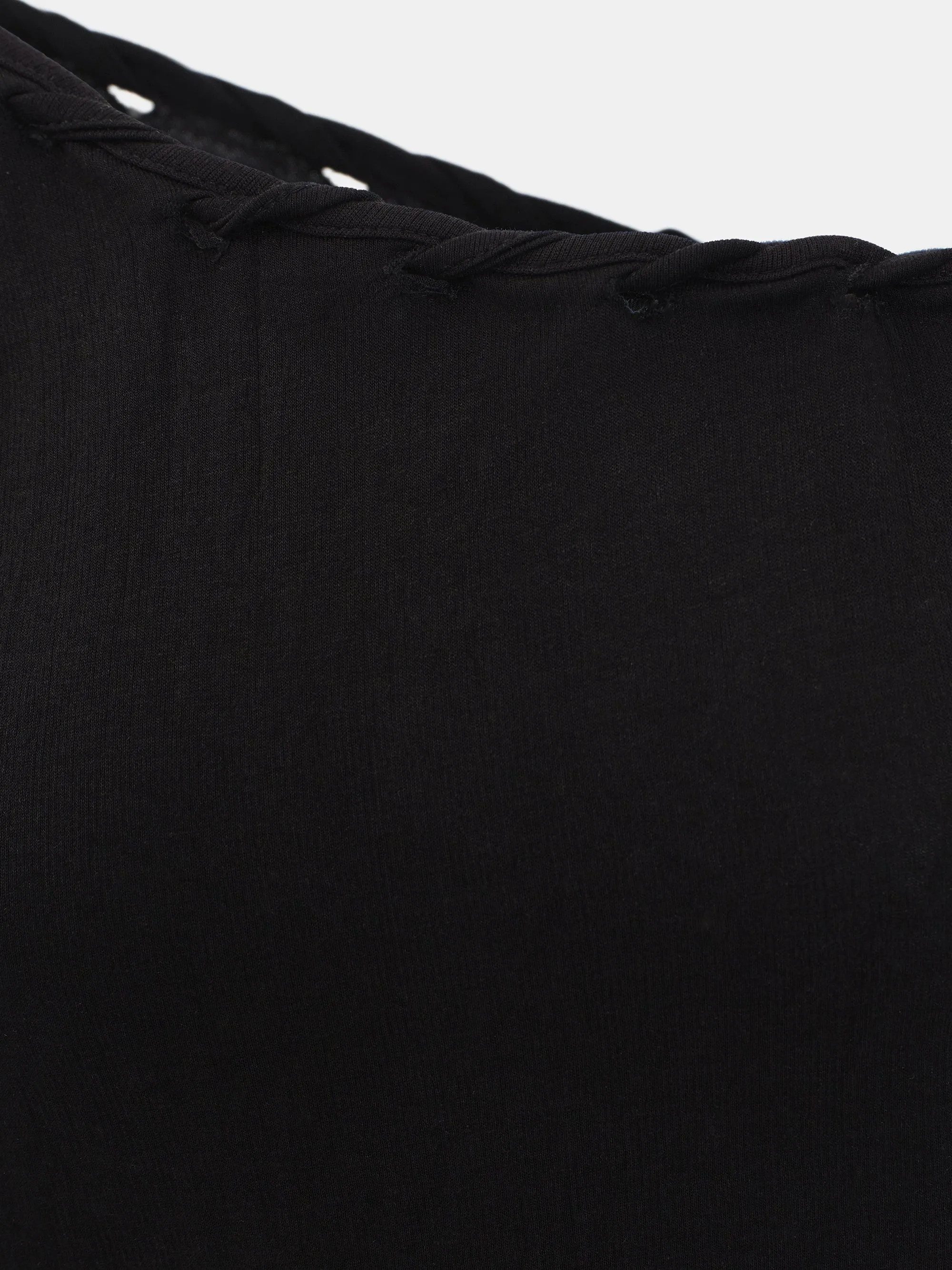 Tabi Lace-Up Tank Top, Black sold by Source Unknown product image thumbnail 3
