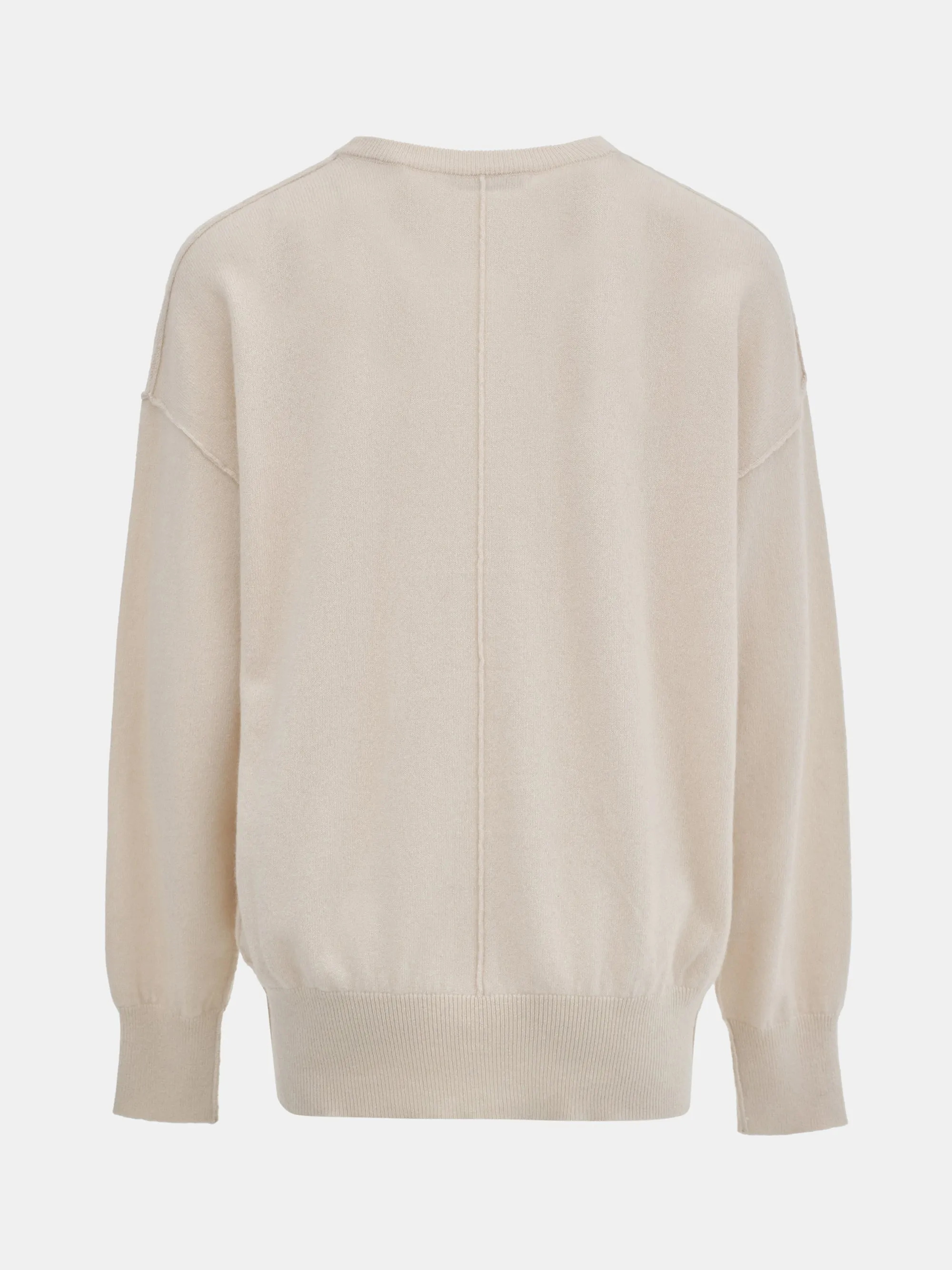 Pama Round-Neck Wool Top, Ivory sold by Source Unknown product image thumbnail 2
