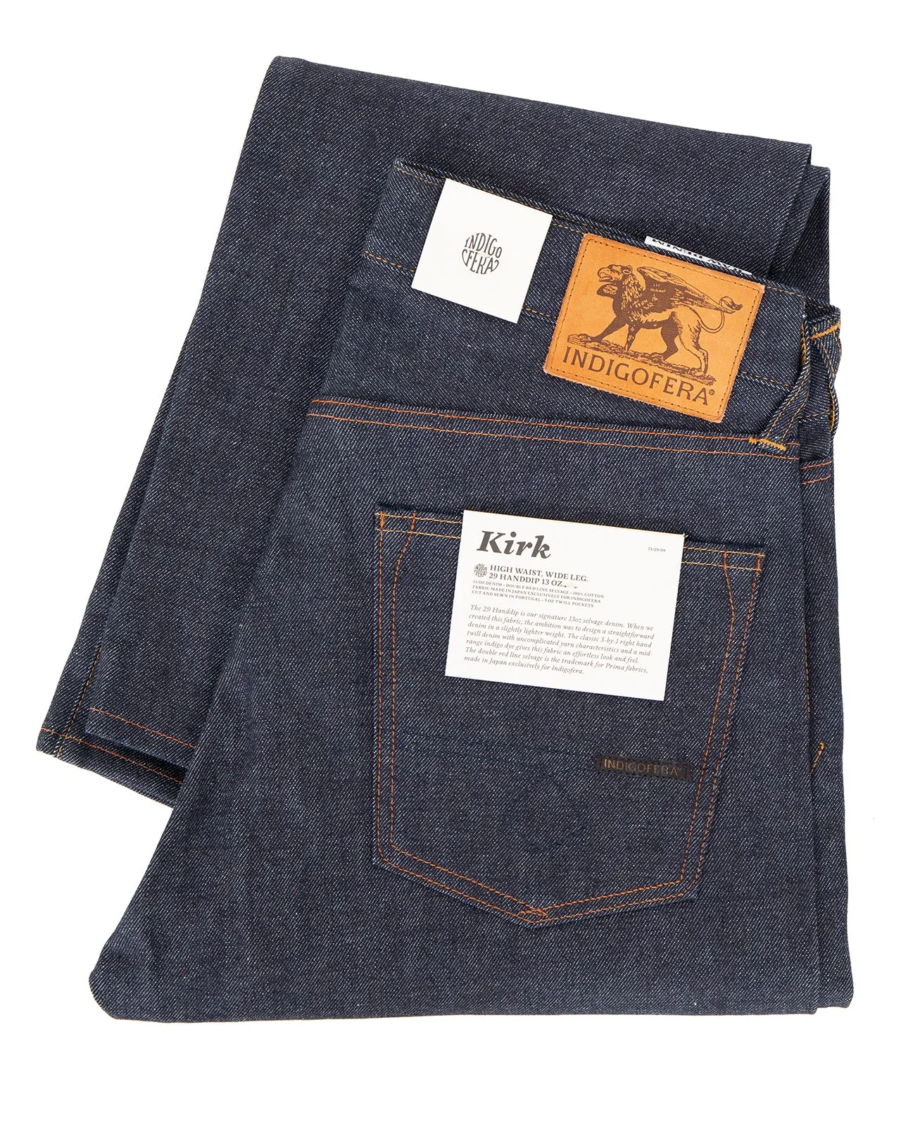 Indigofera Kirk Jeans, 29 Handdip sold by Pancho and Lefty product image thumbnail 4