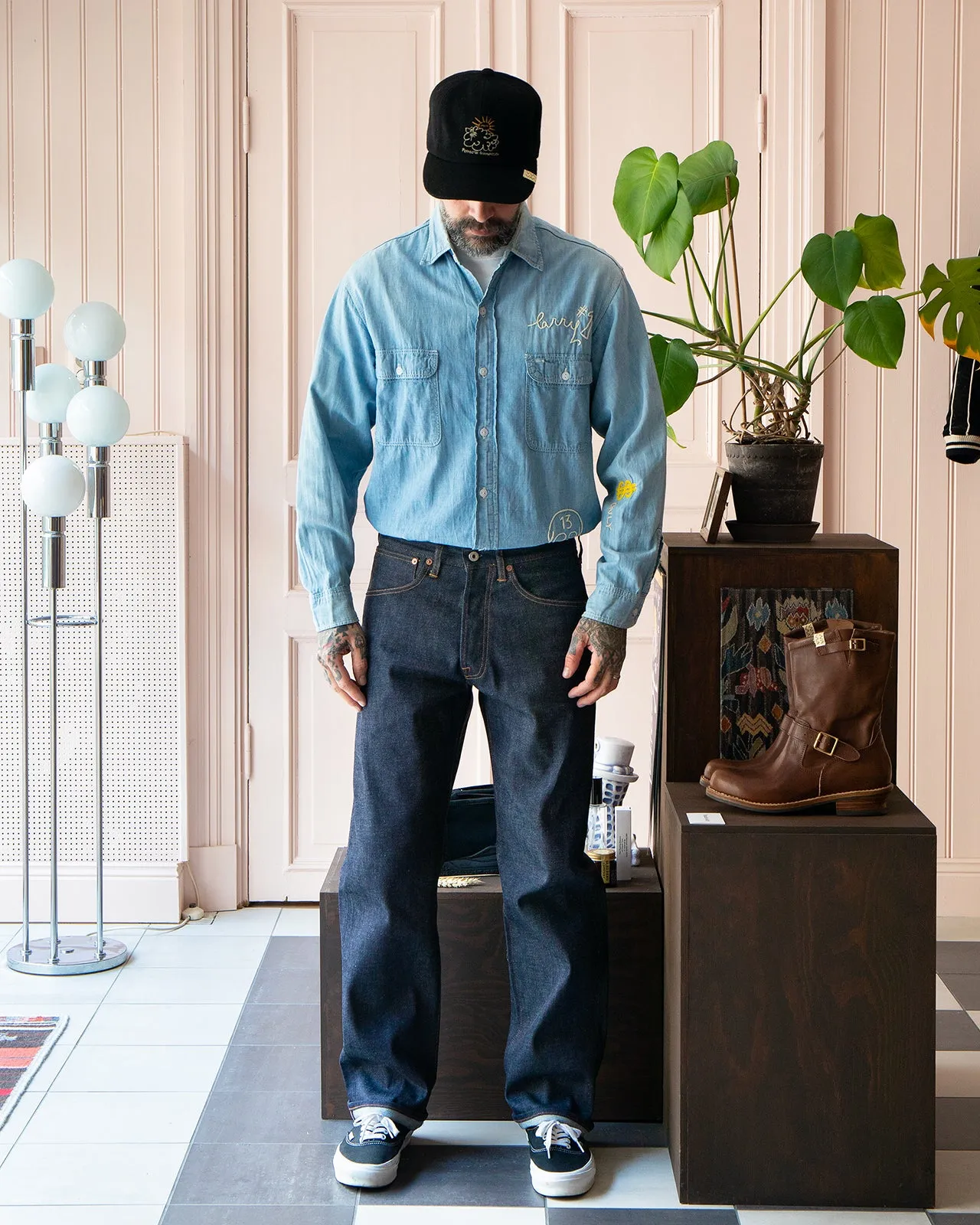 Indigofera Kirk Jeans, 29 Handdip sold by Pancho and Lefty product image thumbnail 2