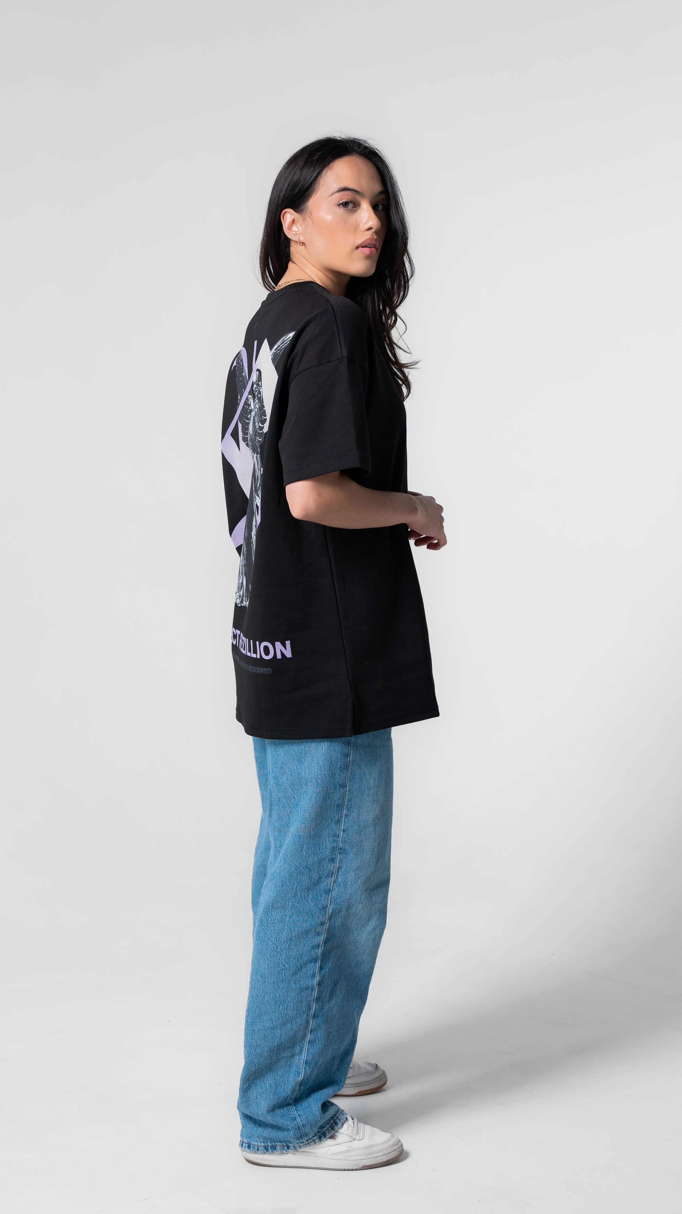 Project Rezillion Angel Tee (Black & Purple) sold by Rezillion Apparel product image thumbnail 5