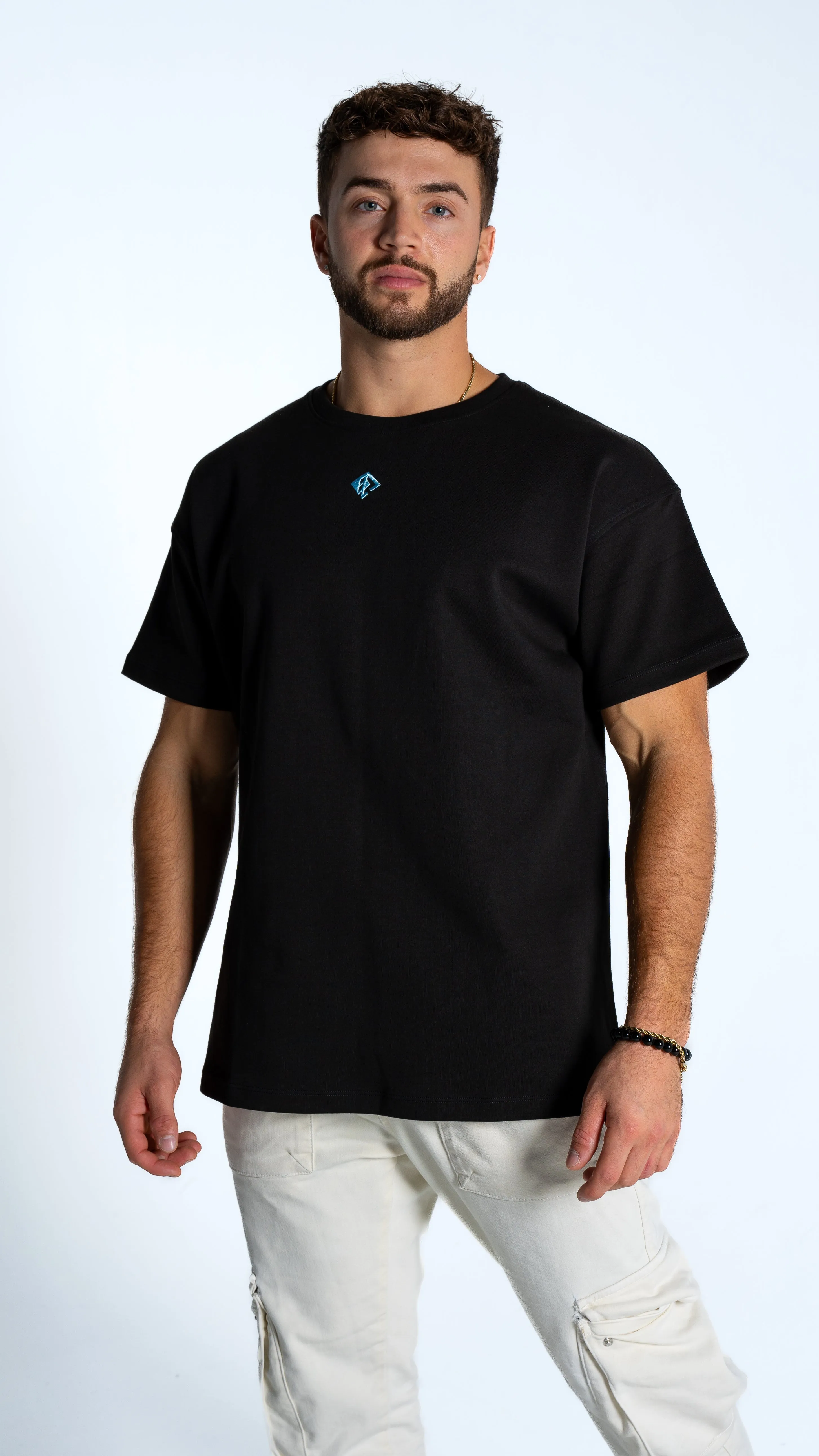 Project Rezillion K/O Teddy Tee (Black & Blue) sold by Rezillion Apparel product image thumbnail 2