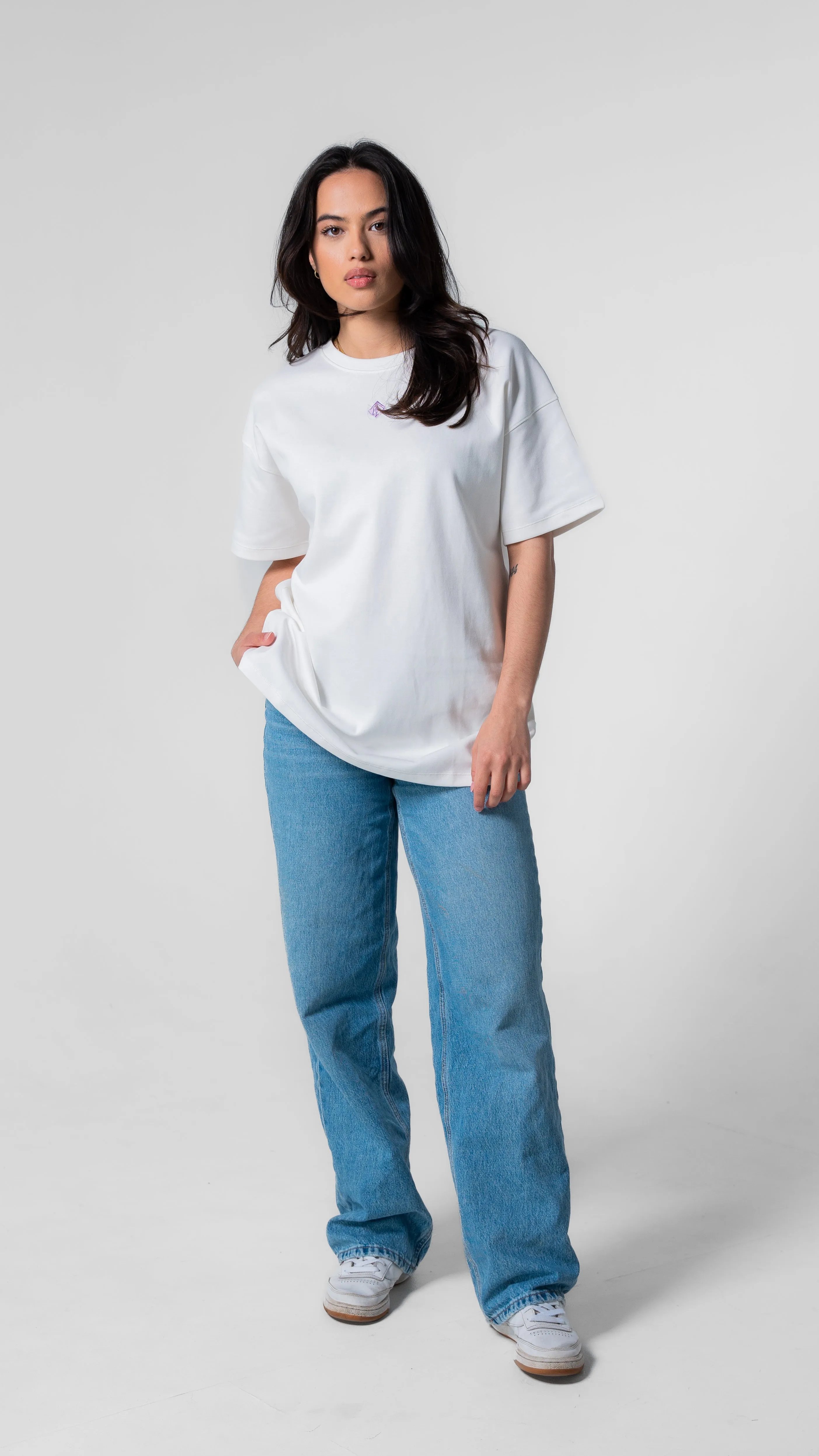 Project Rezillion Angel Tee (White & Purple) sold by Rezillion Apparel product image thumbnail 4