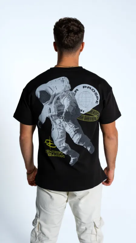 Project Rezillion Astronaut Tee (Black & Green) sold by Rezillion Apparel