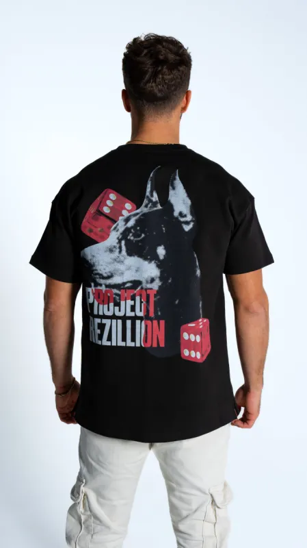Project Rezillion Dobermann Tee (Black & Red) sold by Rezillion Apparel