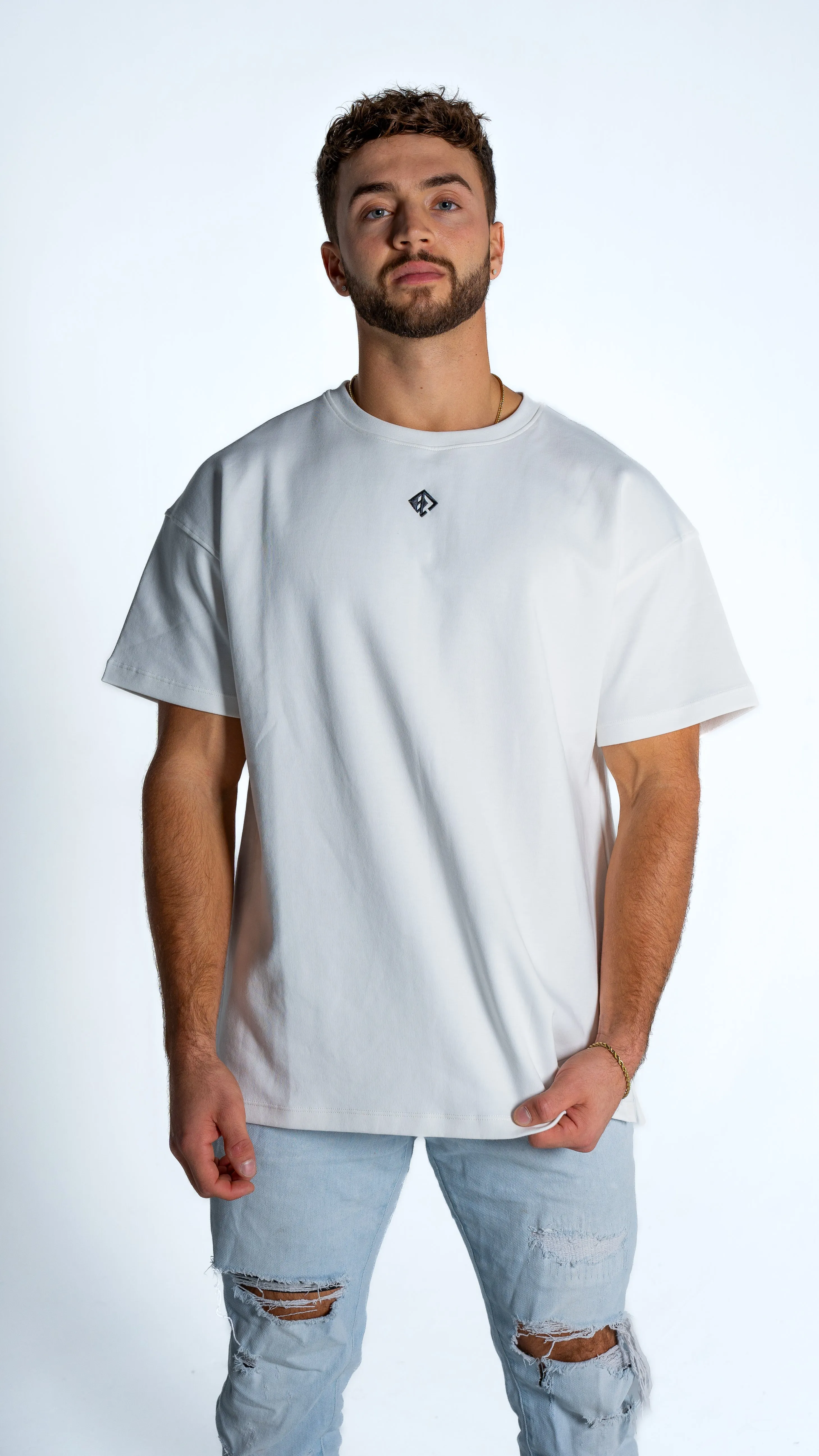 Project Rezillion Angel Tee (White & Gold) sold by Rezillion Apparel product image thumbnail 2