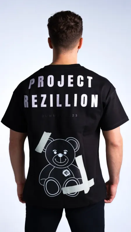 Project Rezillion Teddy Bear T-Shirt (Black) sold by Rezillion Apparel