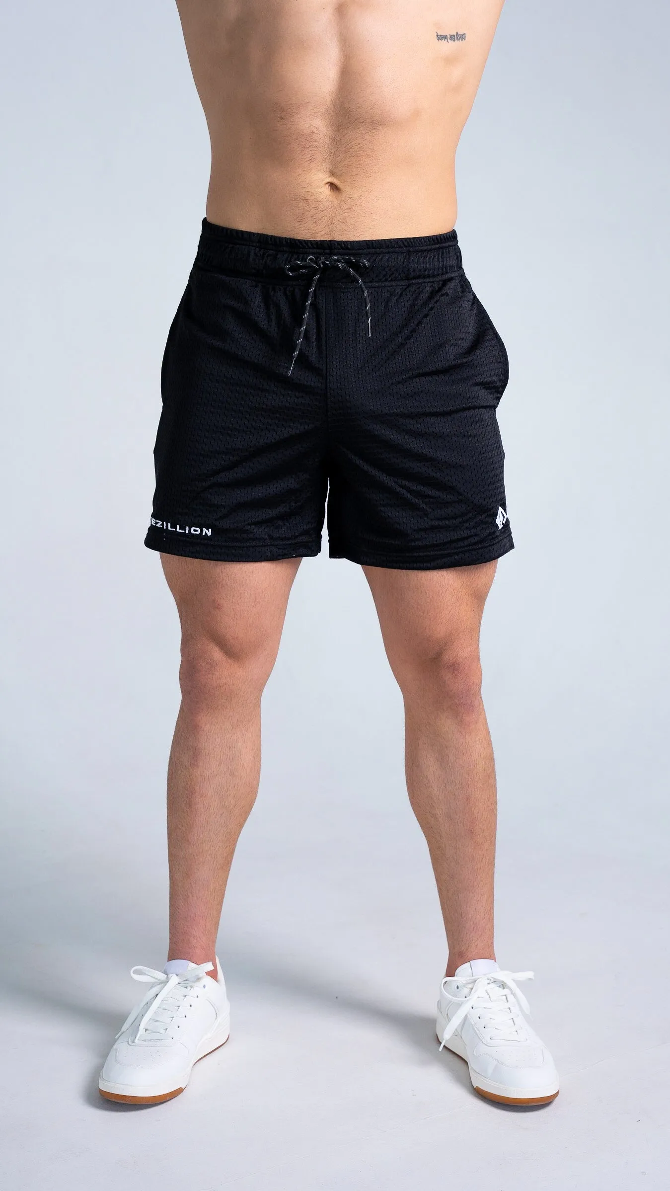 Mesh B-Ball Shorts (Black) sold by Rezillion Apparel product image thumbnail 2