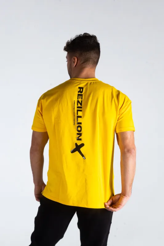 Infinity T-Shirt (Yellow) sold by Rezillion Apparel